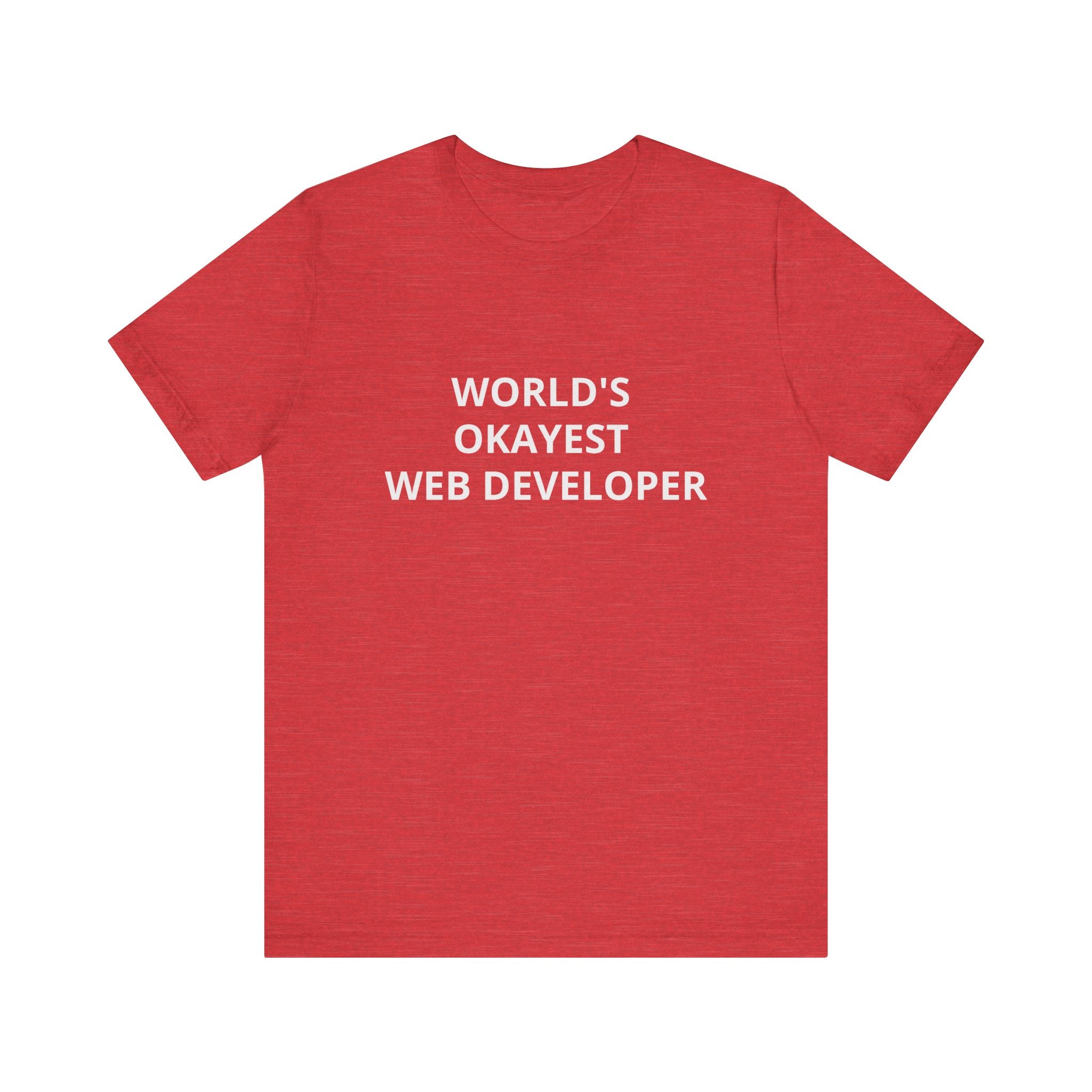 Web Developer Tee - WORLD'S OKAYEST - T Shirt