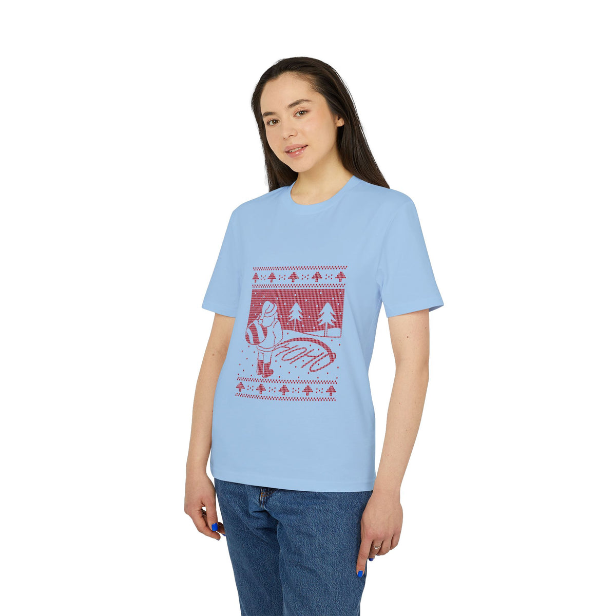 Ho Ho Ho Ugly Sweater Organic Tee