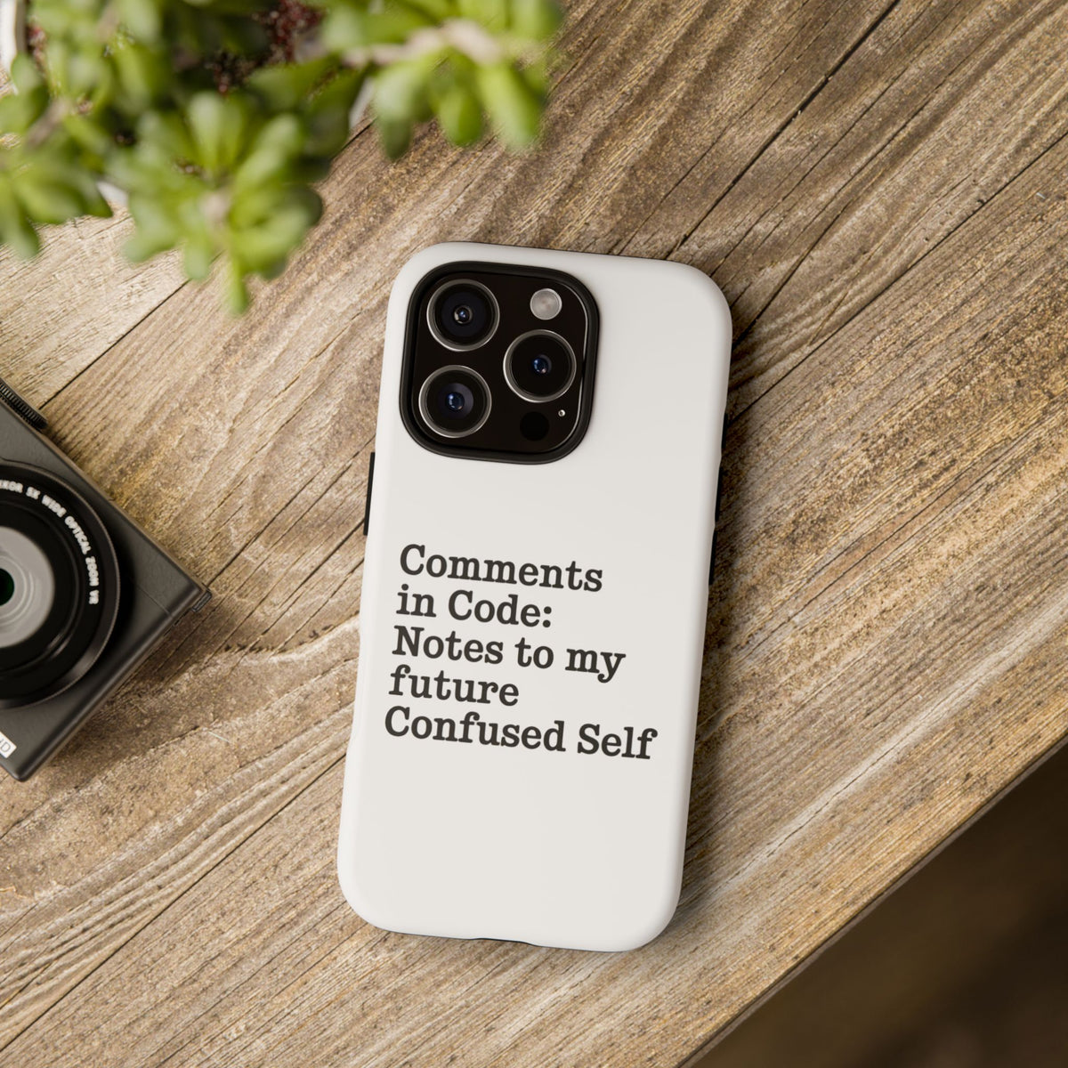 Comments in Code, Notes to My Future Confused Self Phone Case