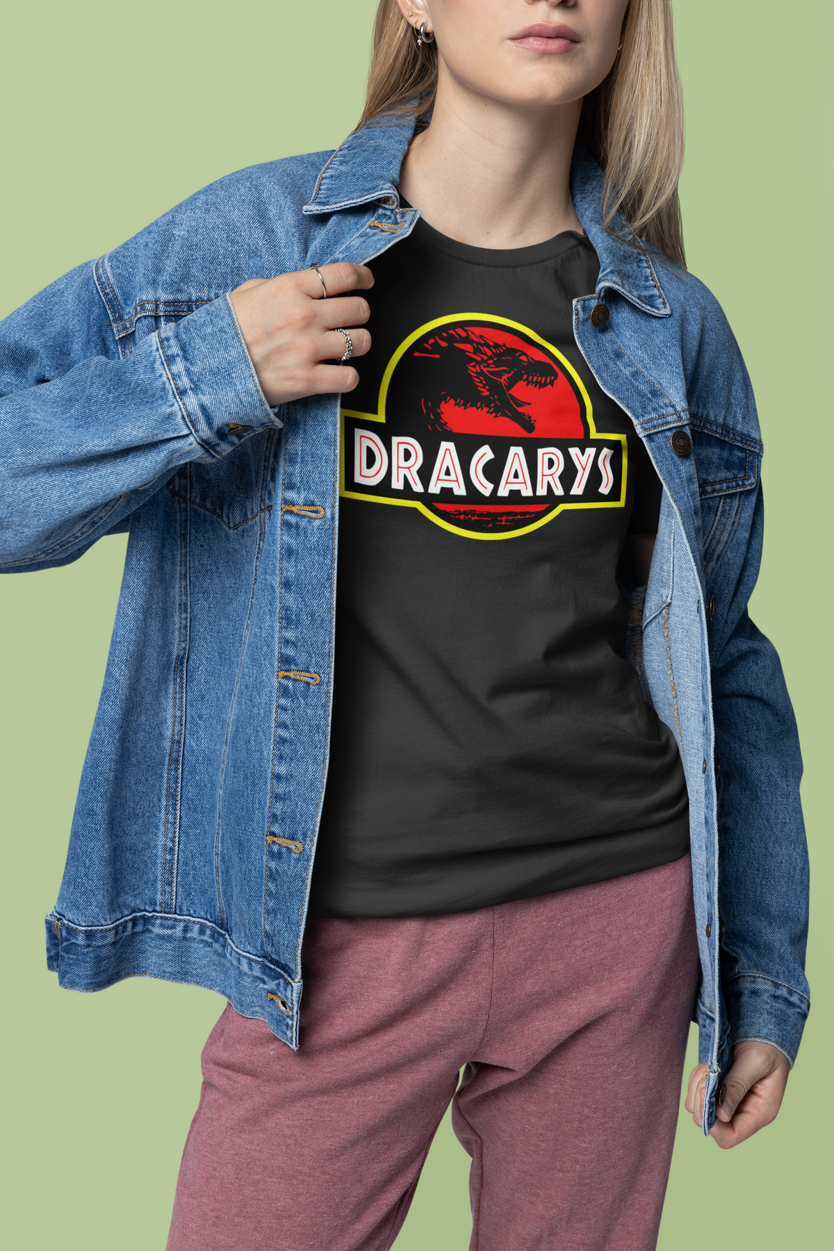 Back view of Dracarys t-shirt | Geekpsters