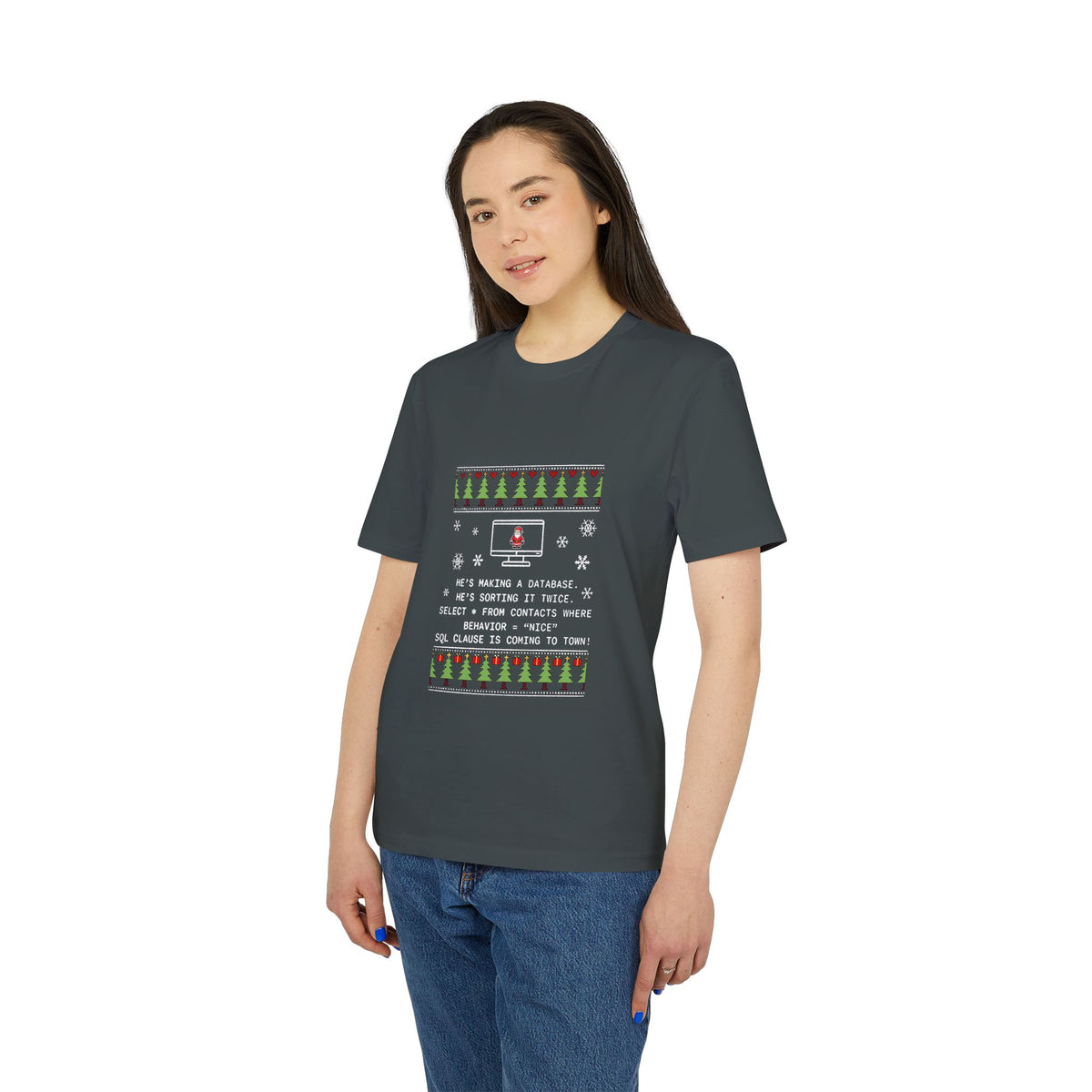 SQL Santa Clause Organic Tee