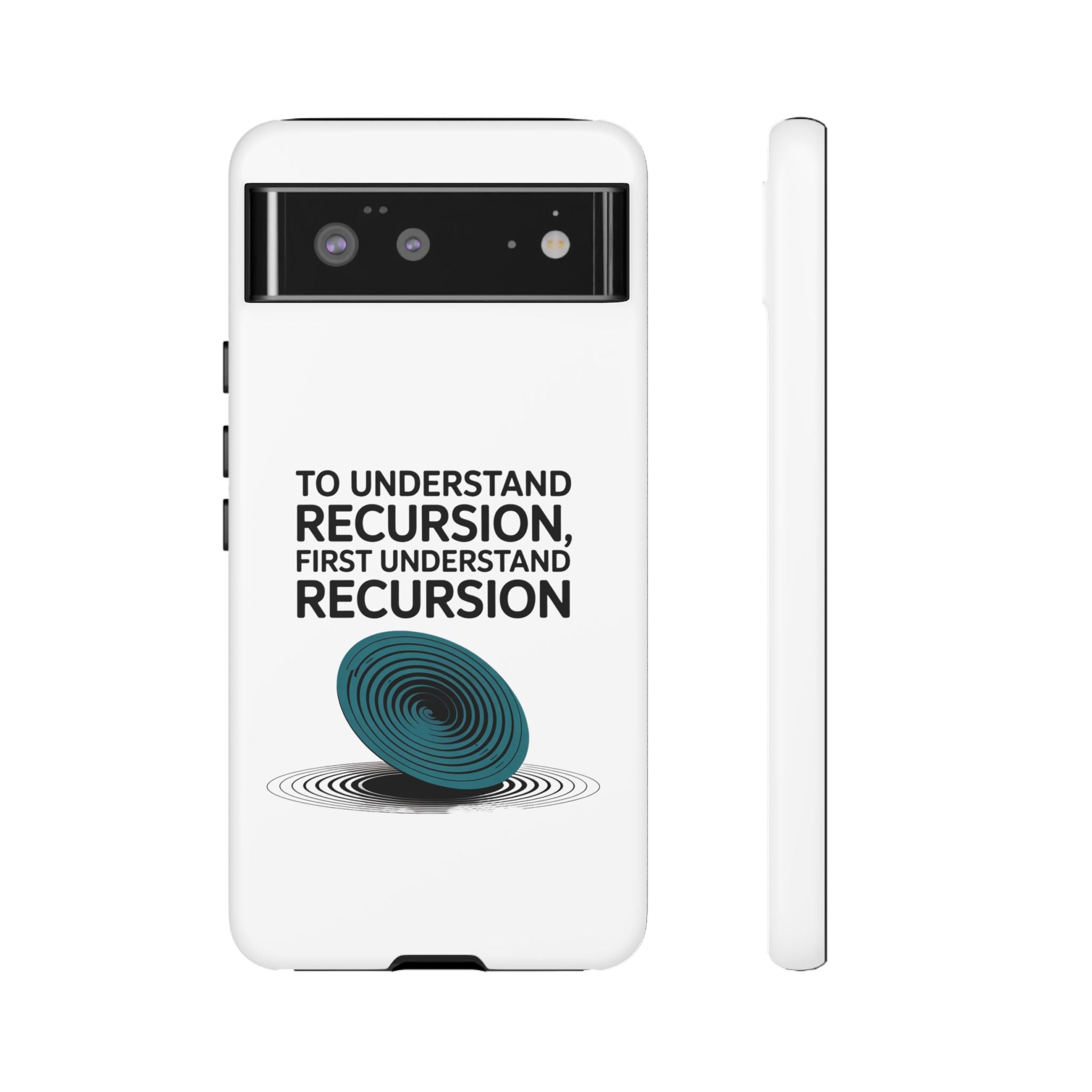 Recursion Black- Impact-Resistant Phone Case