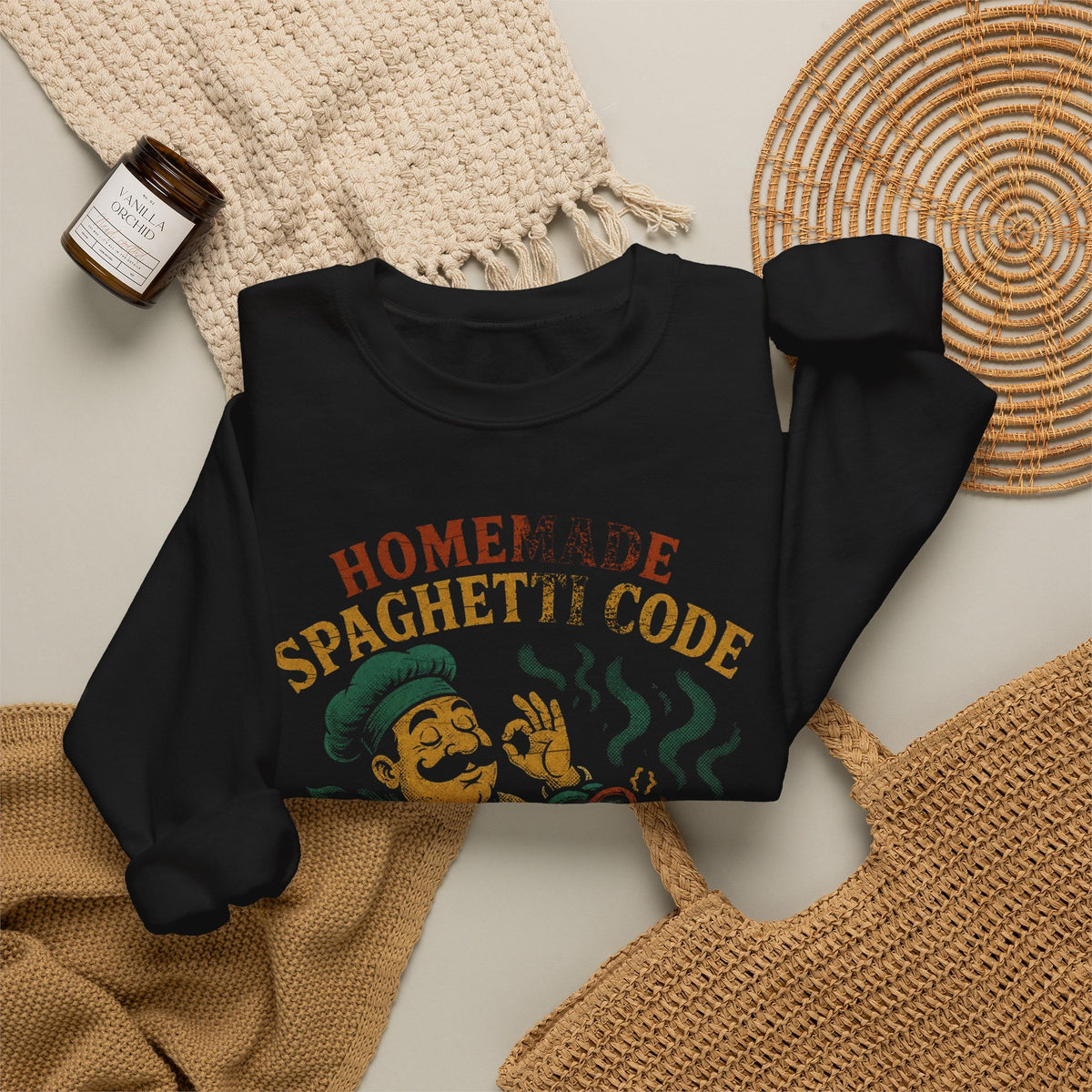 Homemade Spaghetti Code Sweatshirt