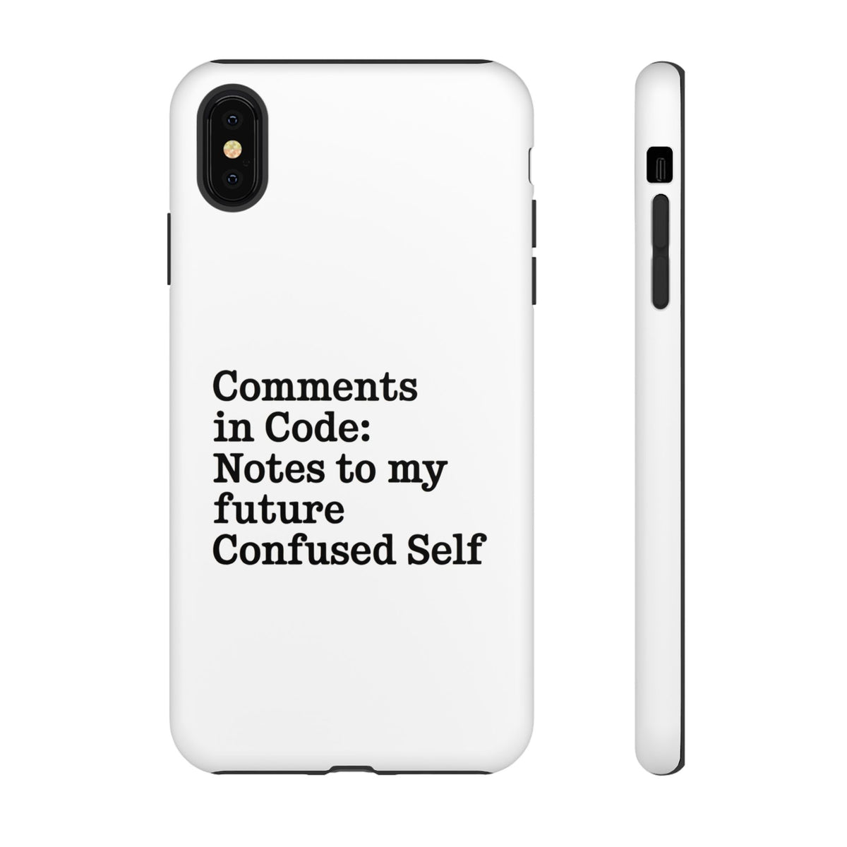 Comments in Code, Notes to My Future Confused Self Phone Case