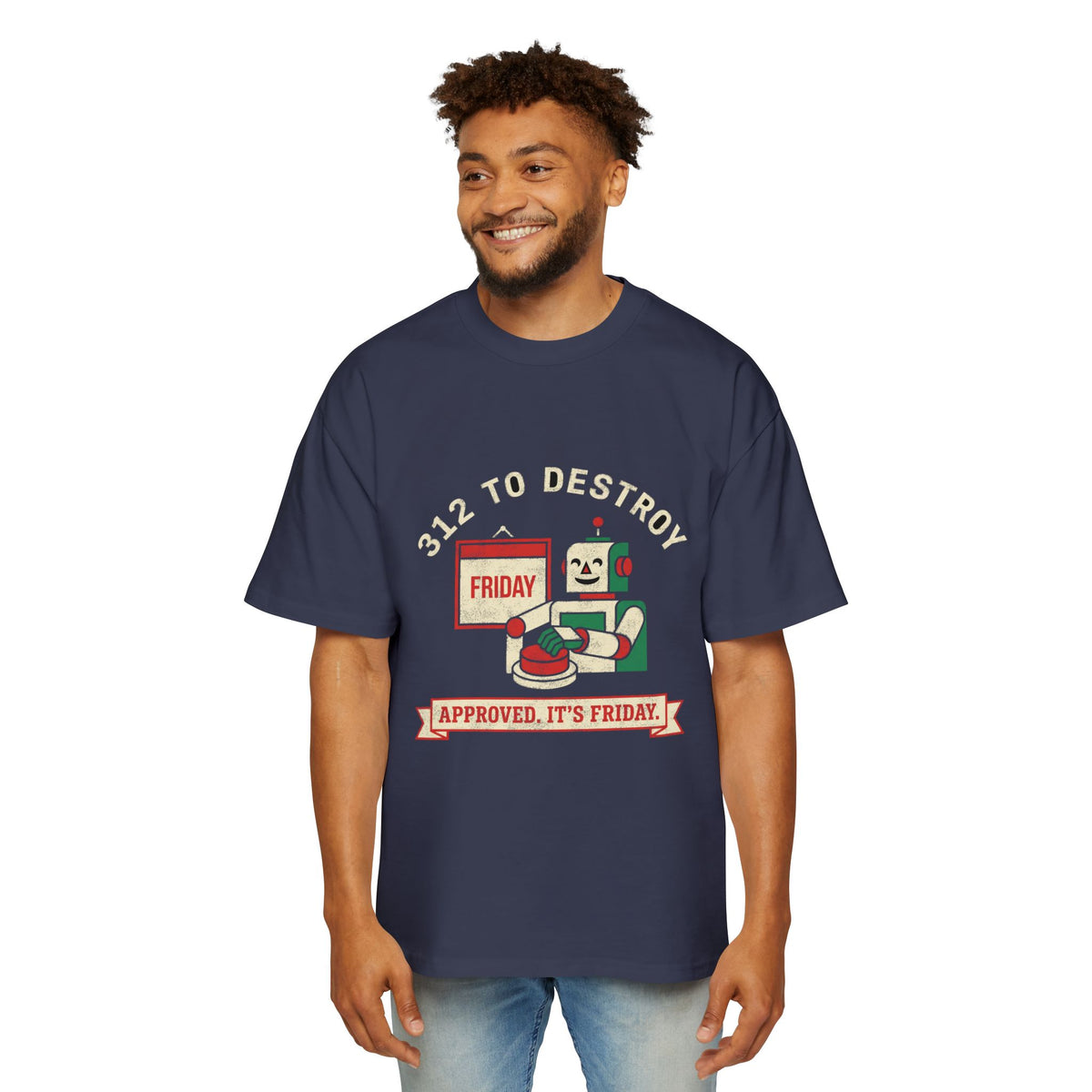 Approved, It's Friday Deploy Oversized Tee