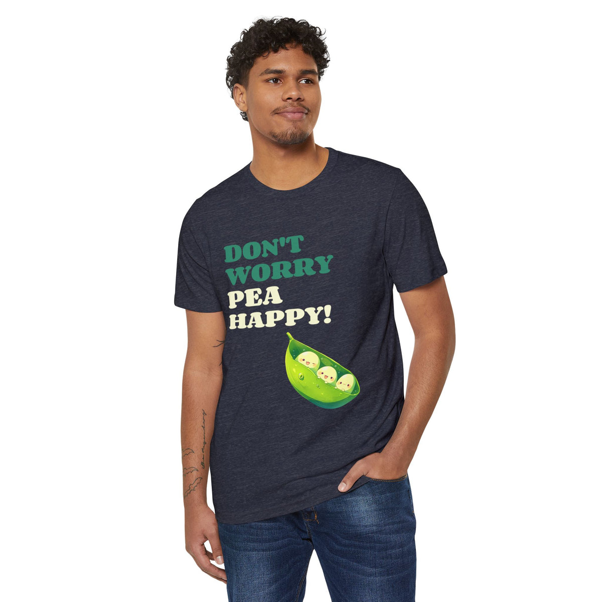 Don't Worry, Pea Happy Recycled Organic Tee