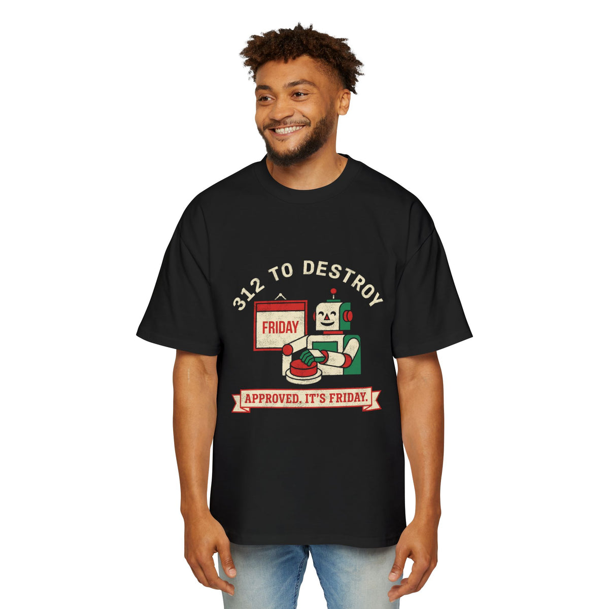 Approved, It's Friday Deploy Oversized Tee