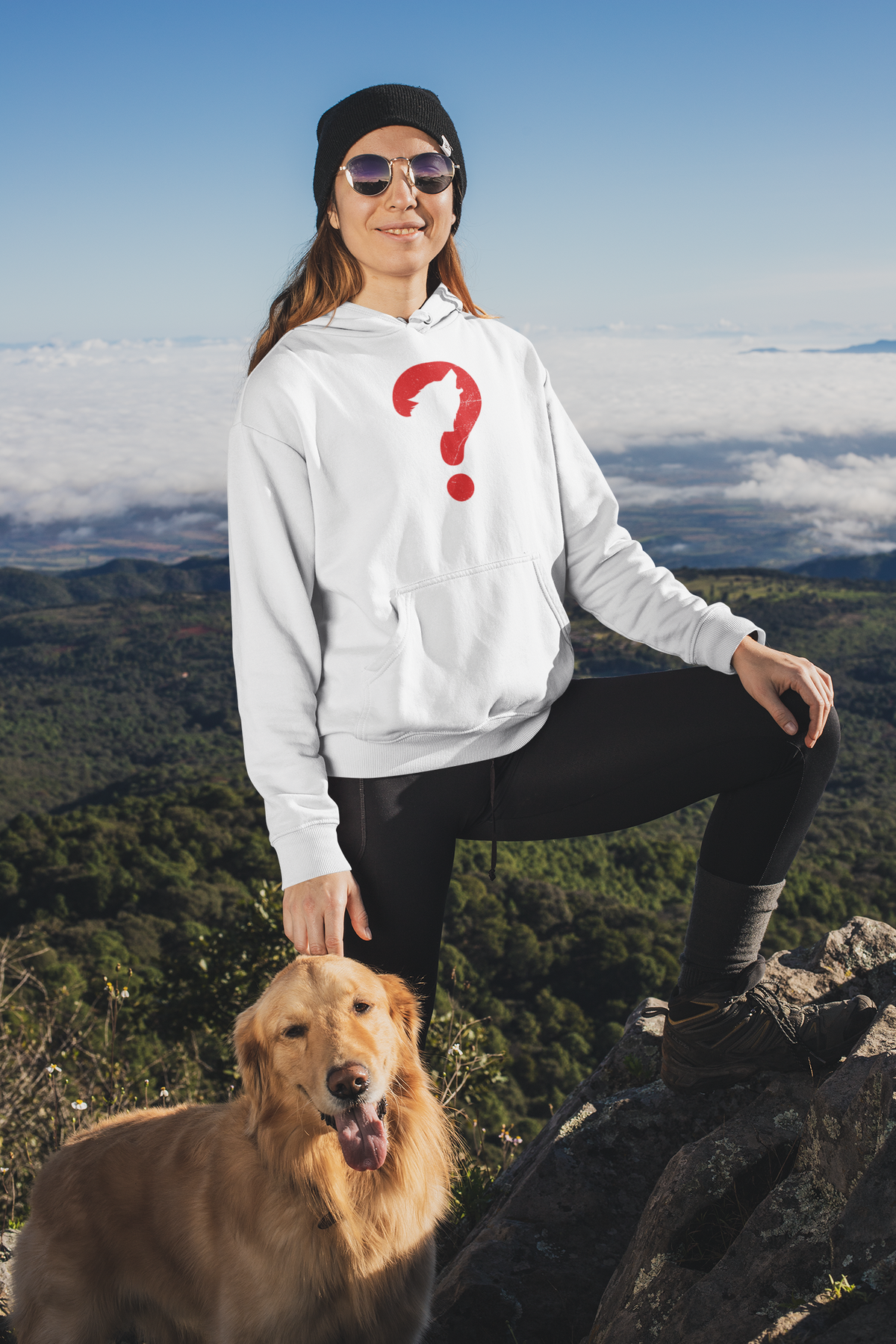 Wolf Hoodie | Bold Animal Graphic Sweatshirt | Geekpsters