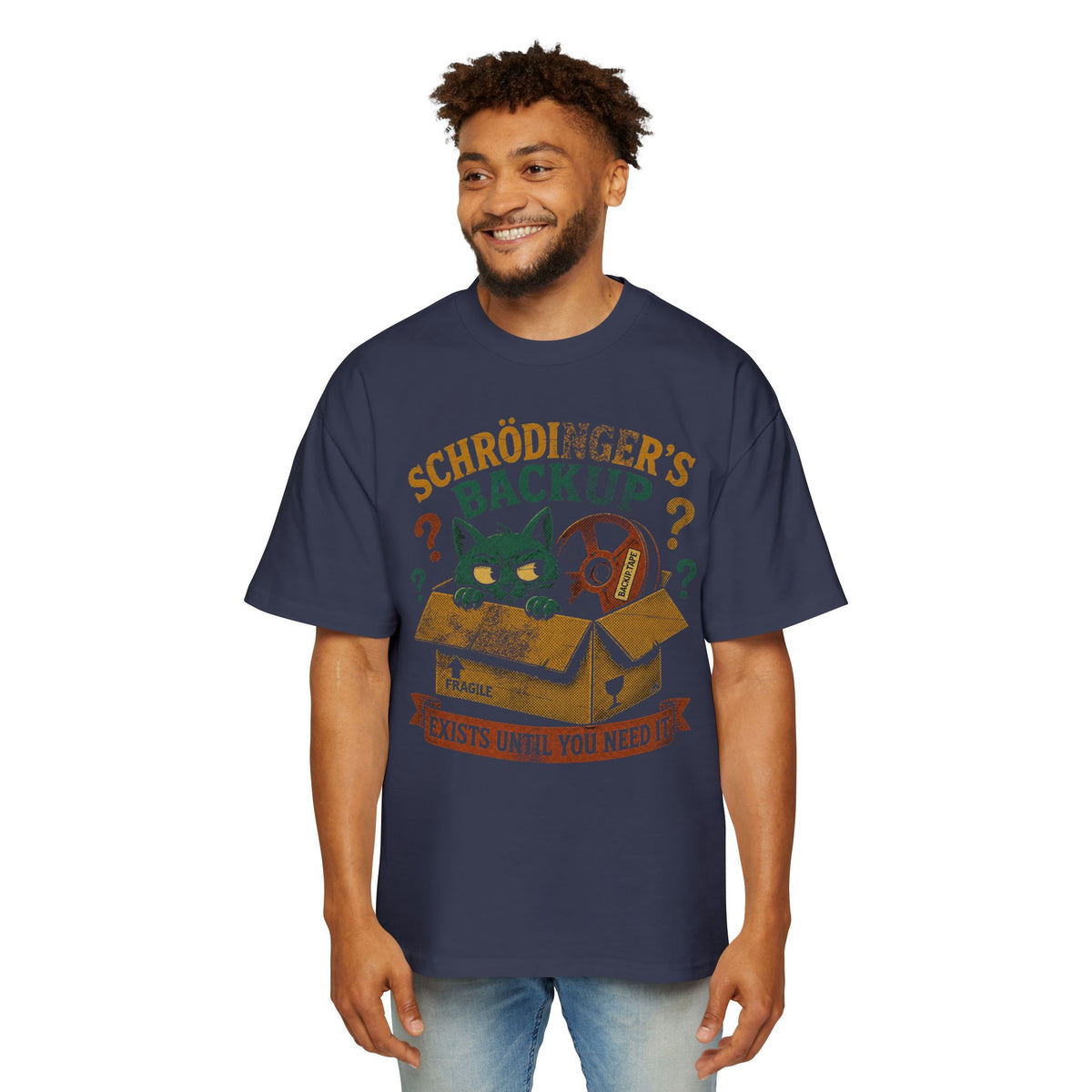 Schrodinger's Backup Oversized Tee