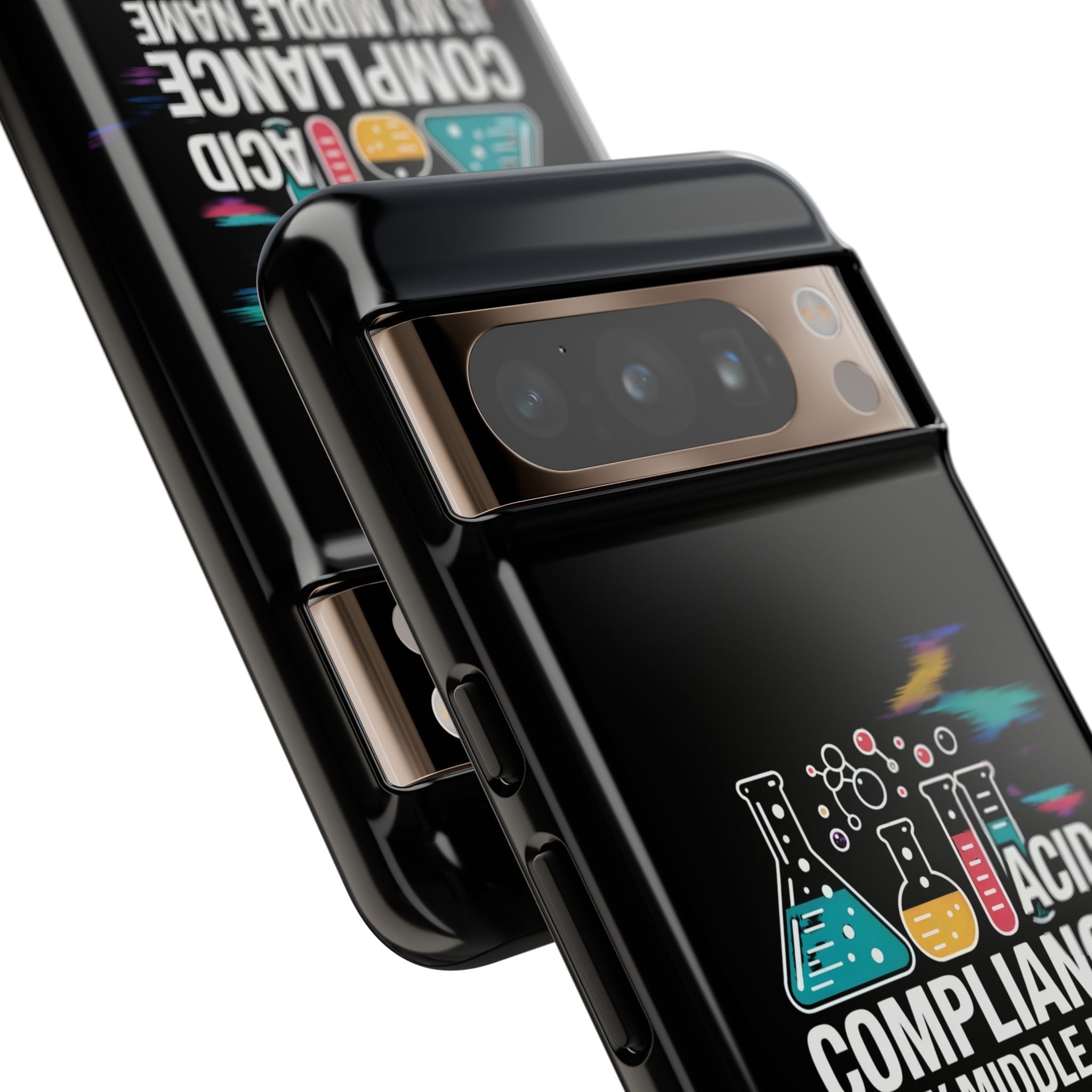 ACID Compliance Is My Middle Name- Impact-Resistant Phone Case