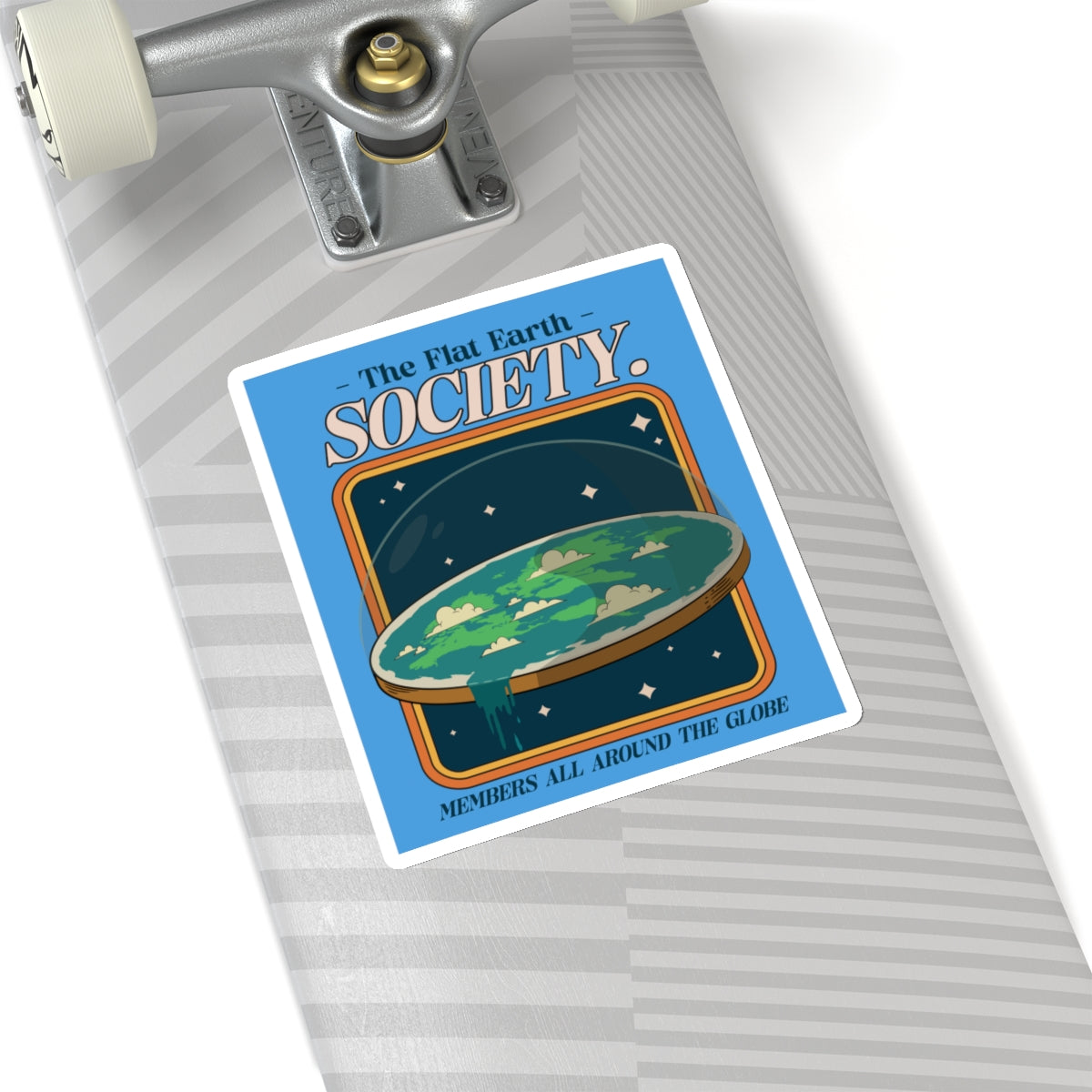 Flat Earth Society - Sticker
