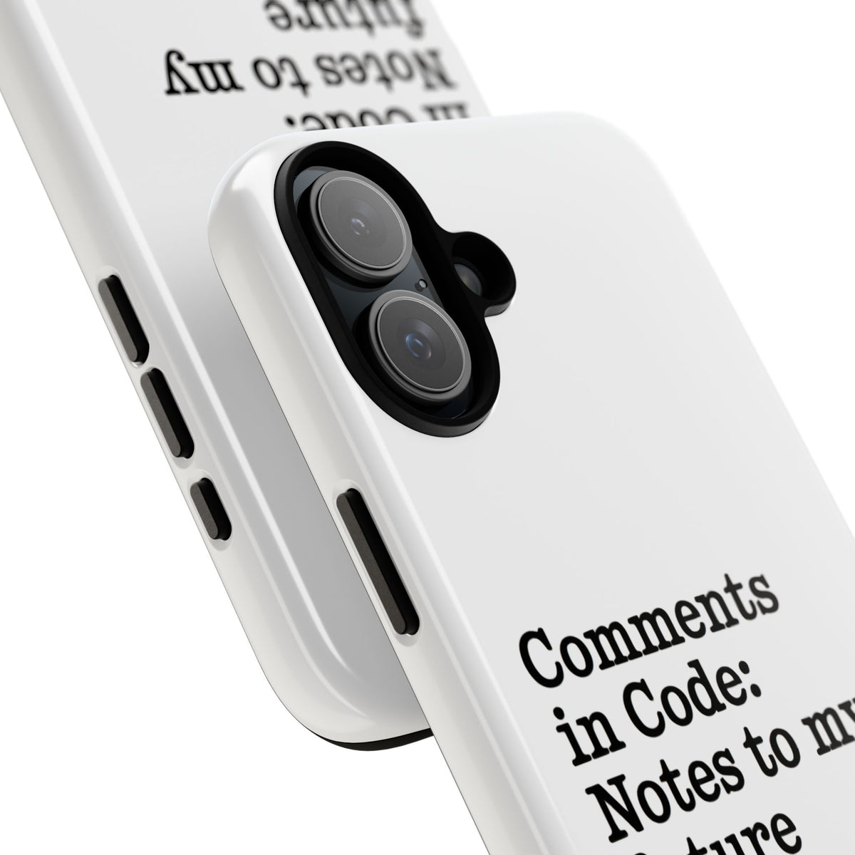 Comments in Code, Notes to My Future Confused Self Phone Case