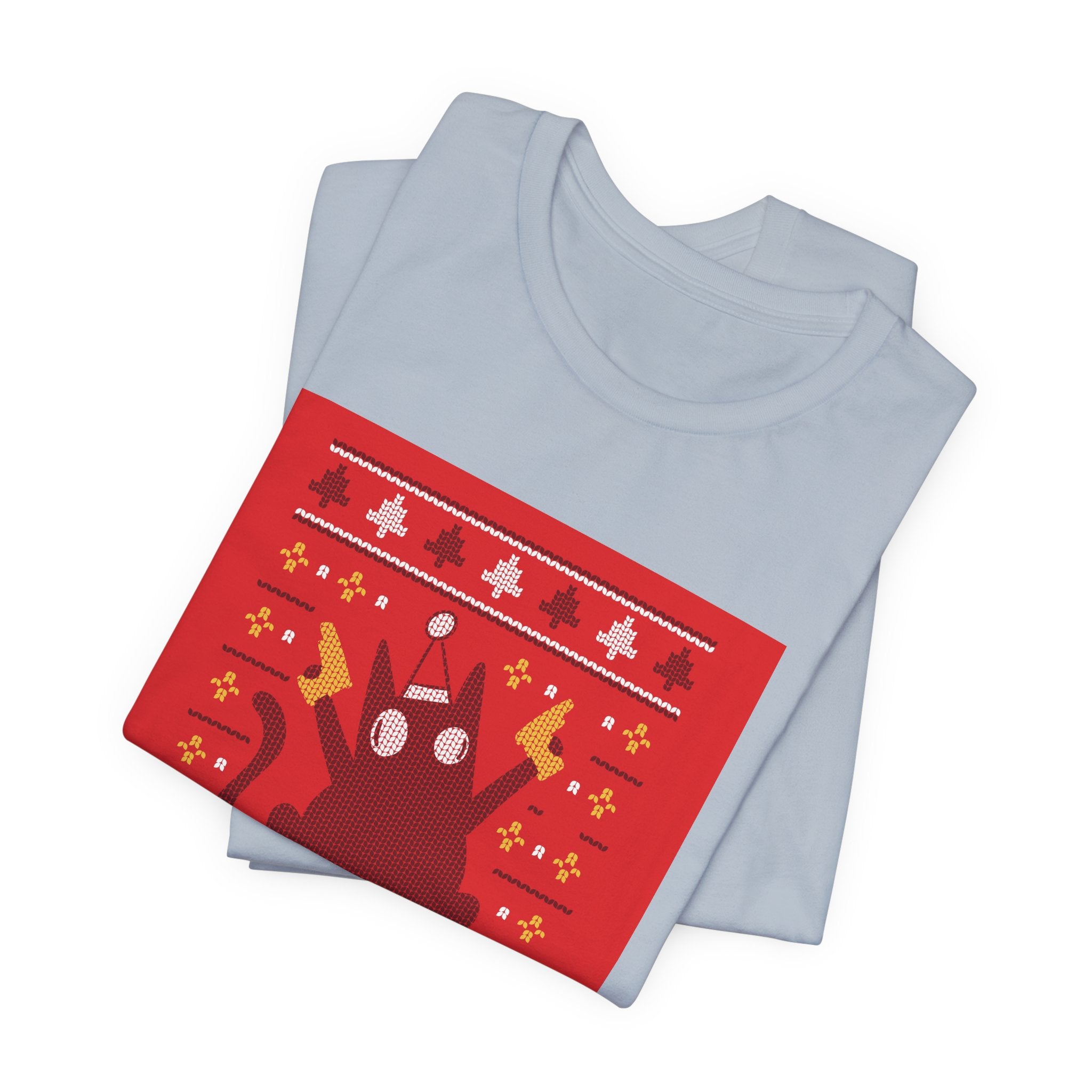Ugly Sweater Cat - T-Shirt