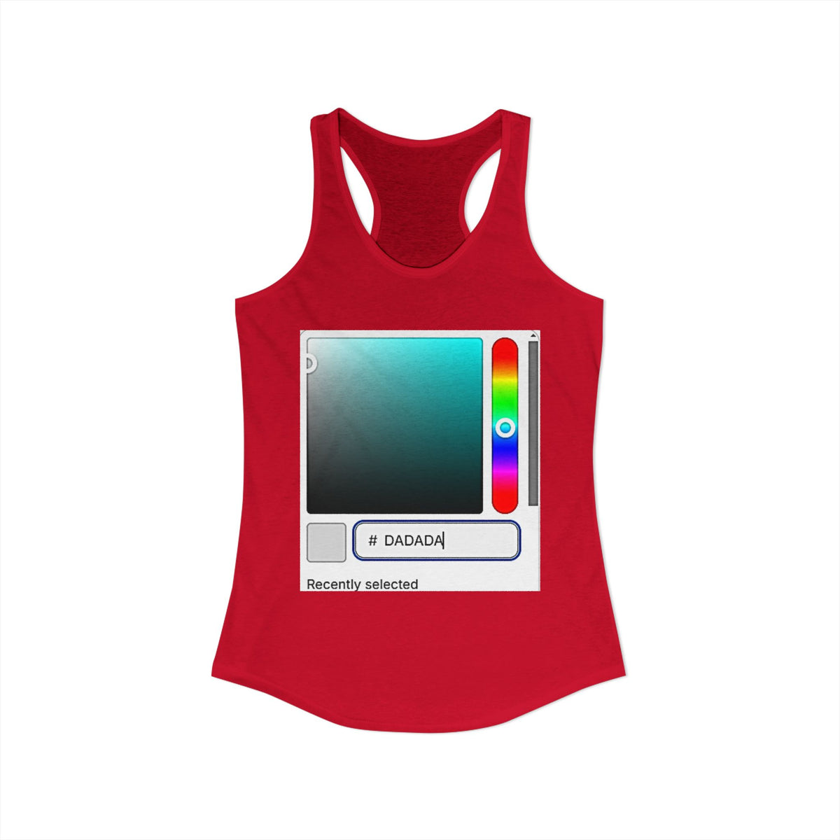 #DADADA Color Picker Racerback Tank