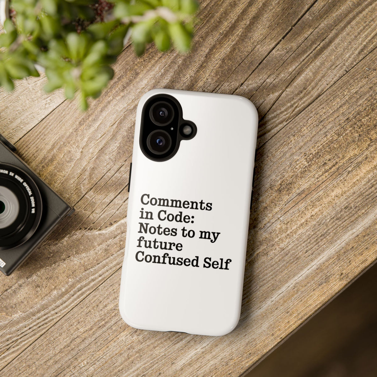 Comments in Code, Notes to My Future Confused Self Phone Case