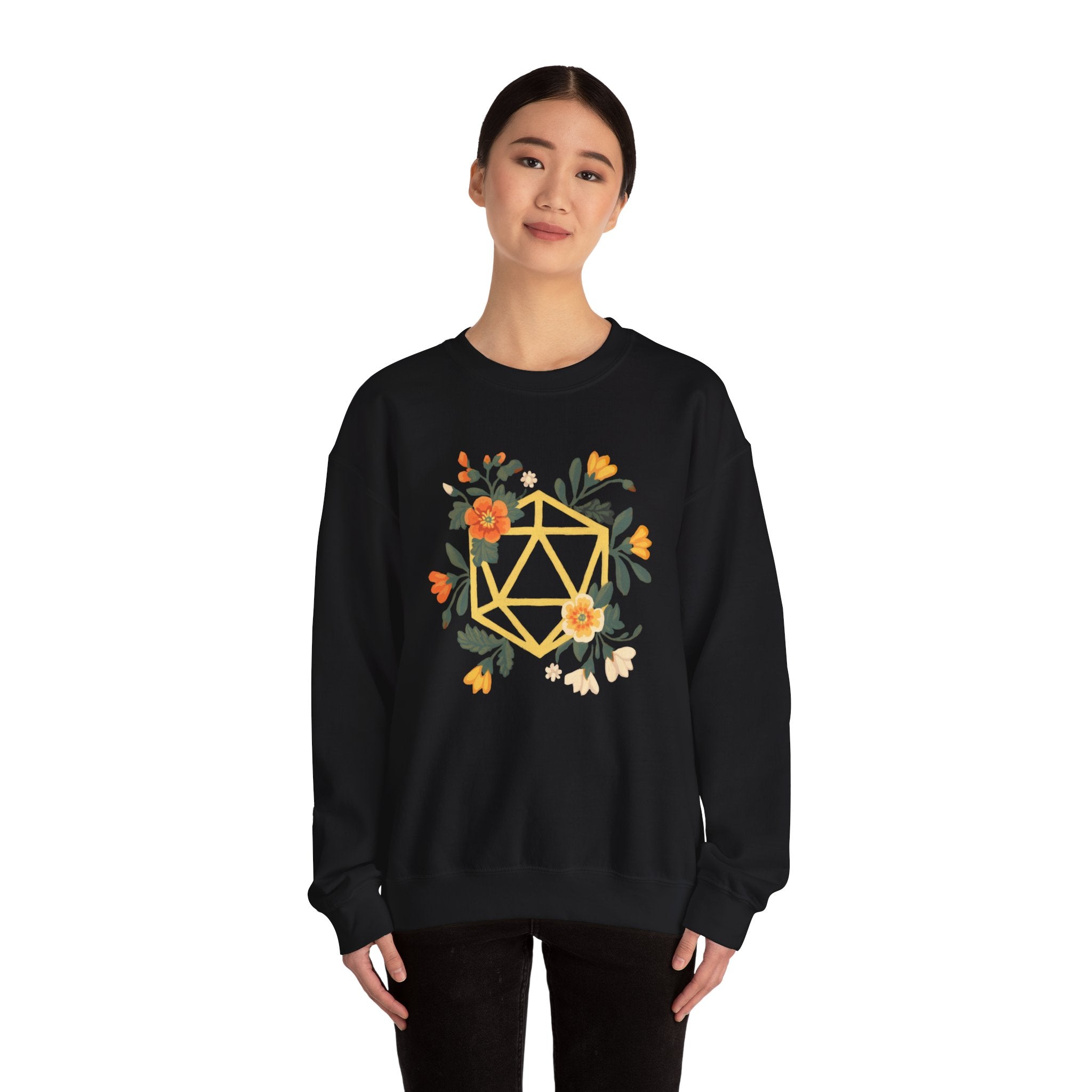 Floral Polyhedron - Sweatshirt