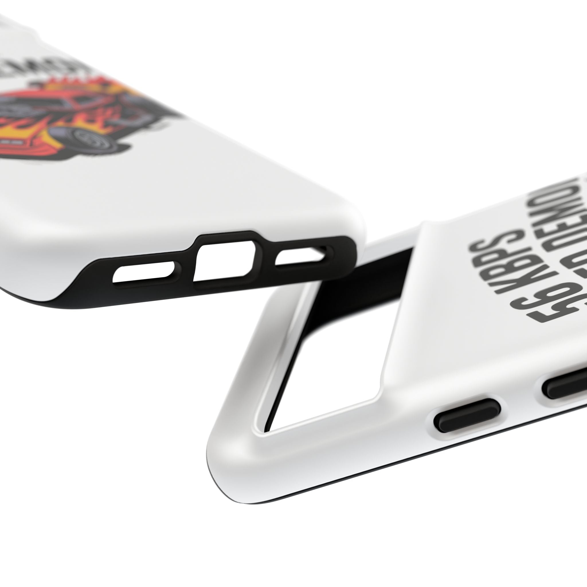 56 Kbps Speed Demon Black- Impact-Resistant Phone Case
