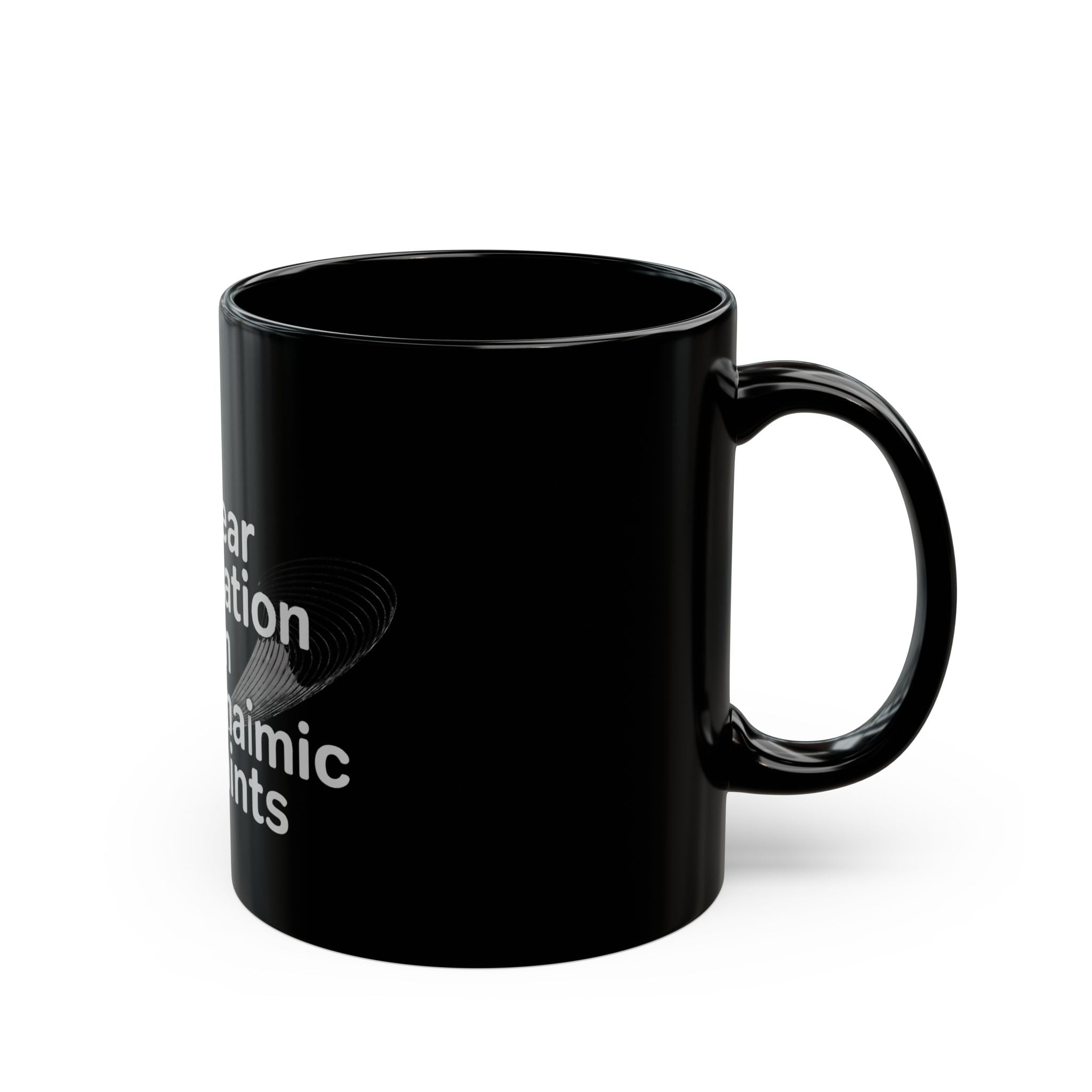 Life is a non linear optimization problem white - Black Mug