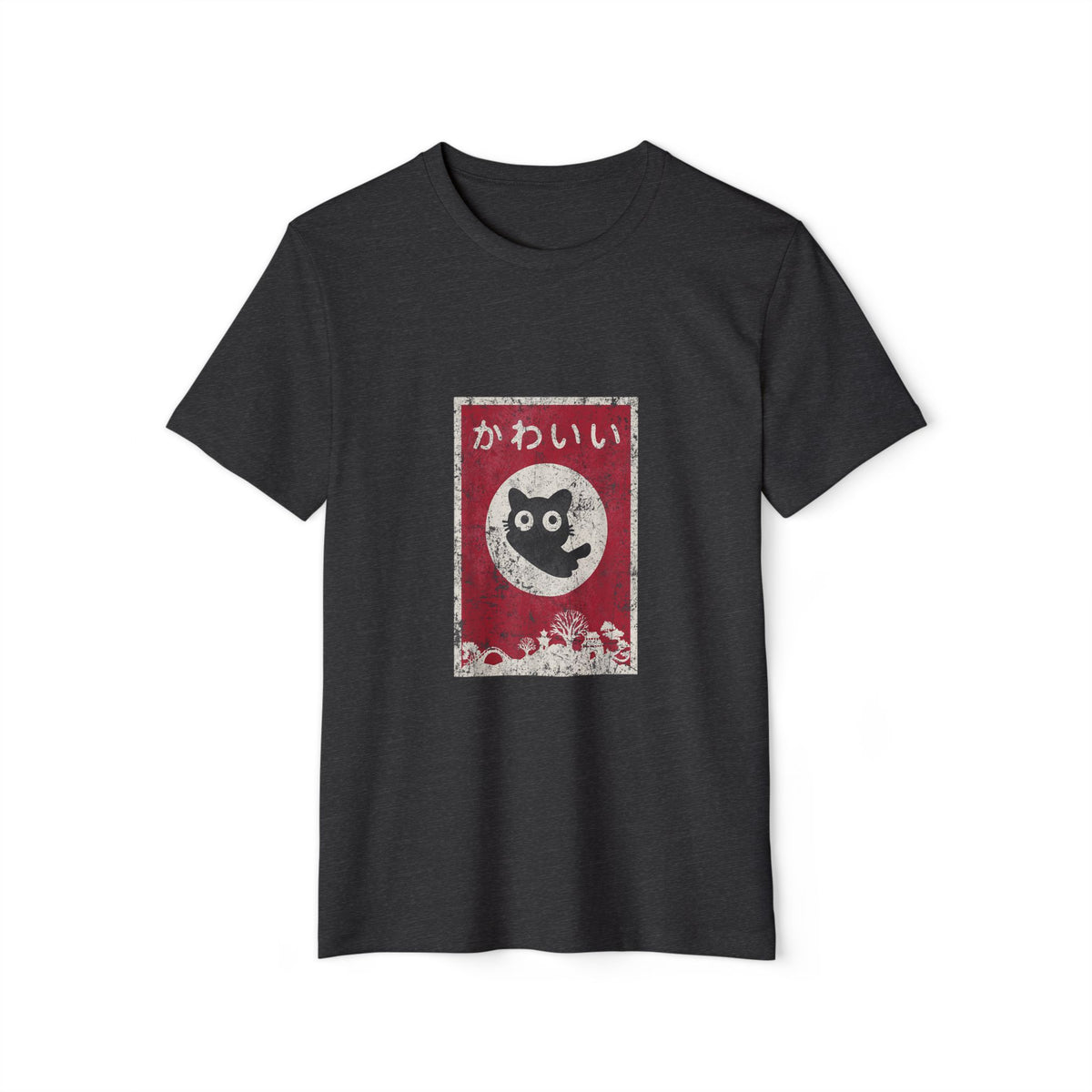 Kawaii Japanese Cat Recycled Organic Tee