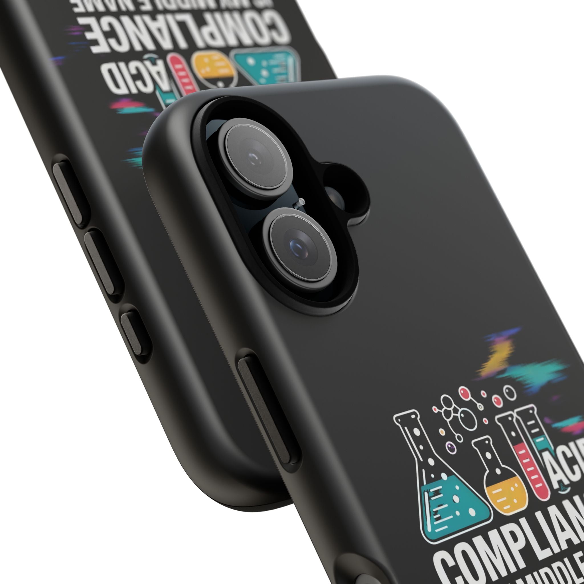 ACID Compliance Is My Middle Name- Impact-Resistant Phone Case
