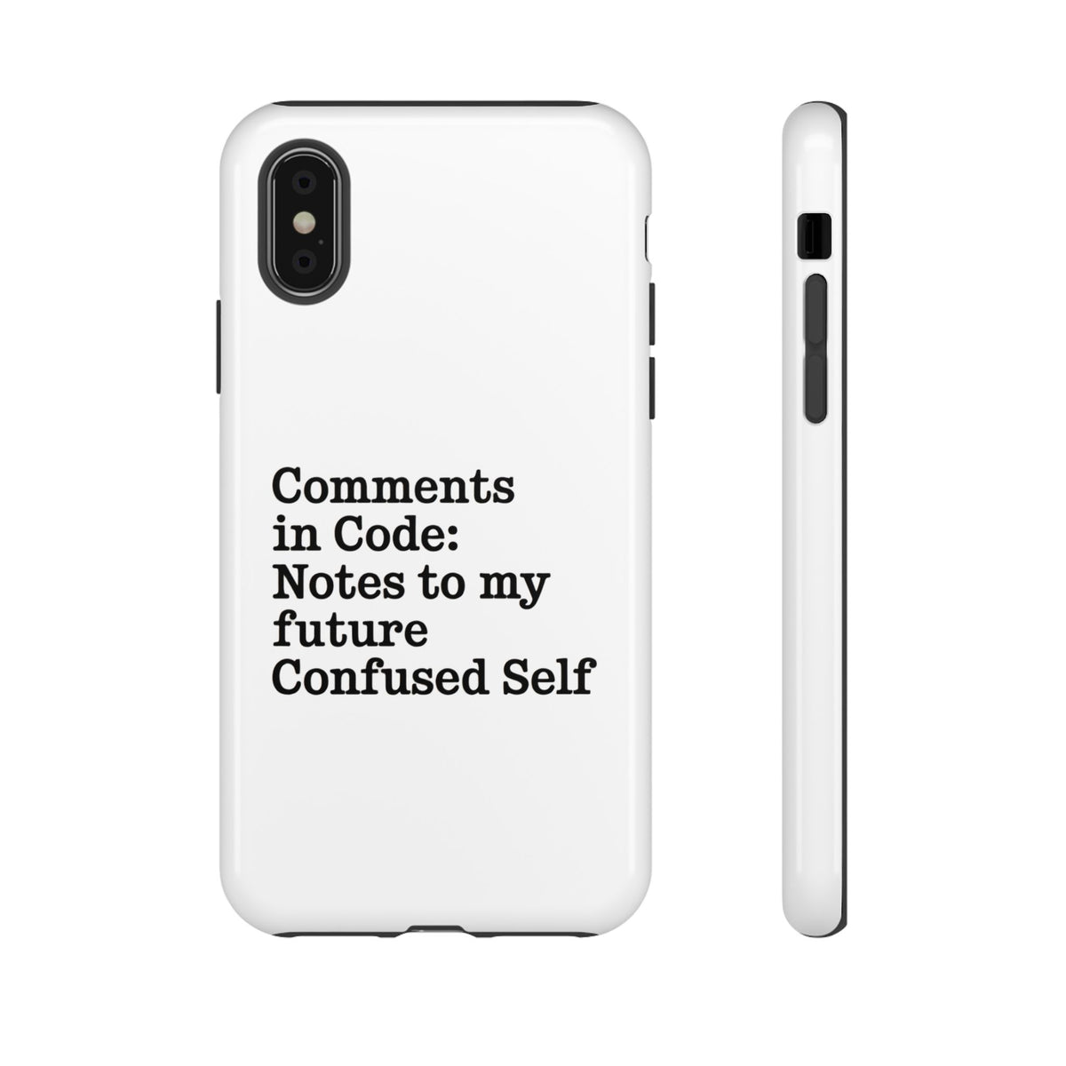 Comments in Code, Notes to My Future Confused Self Phone Case