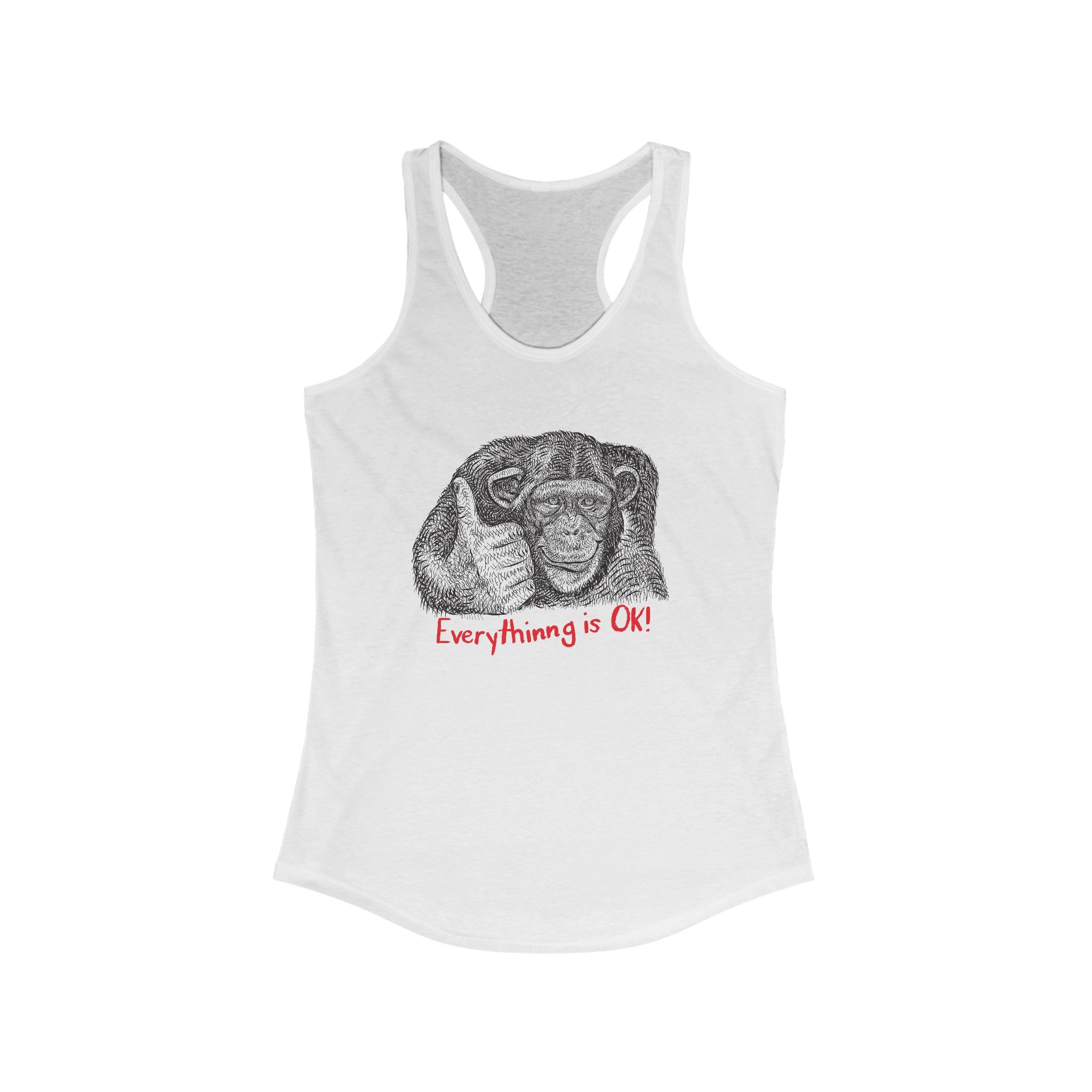 Everything is OK - Women's Racerback Tank