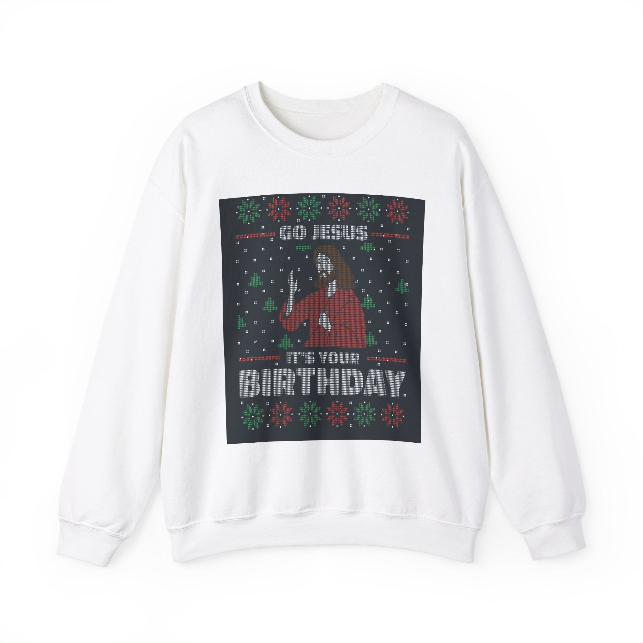 Jesus Birthday Ugly Sweater - Sweatshirt