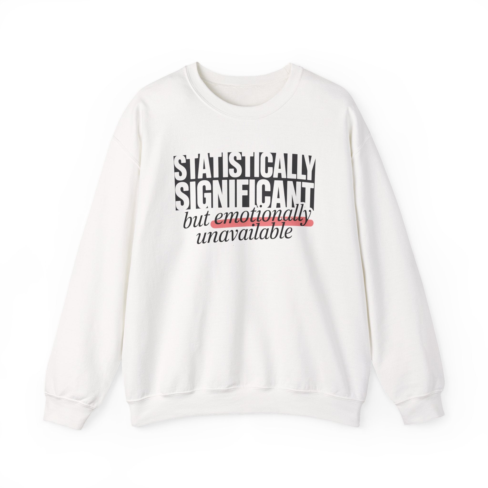 Statistically Significant sweatshirt in sport grey and white | Geekpsters