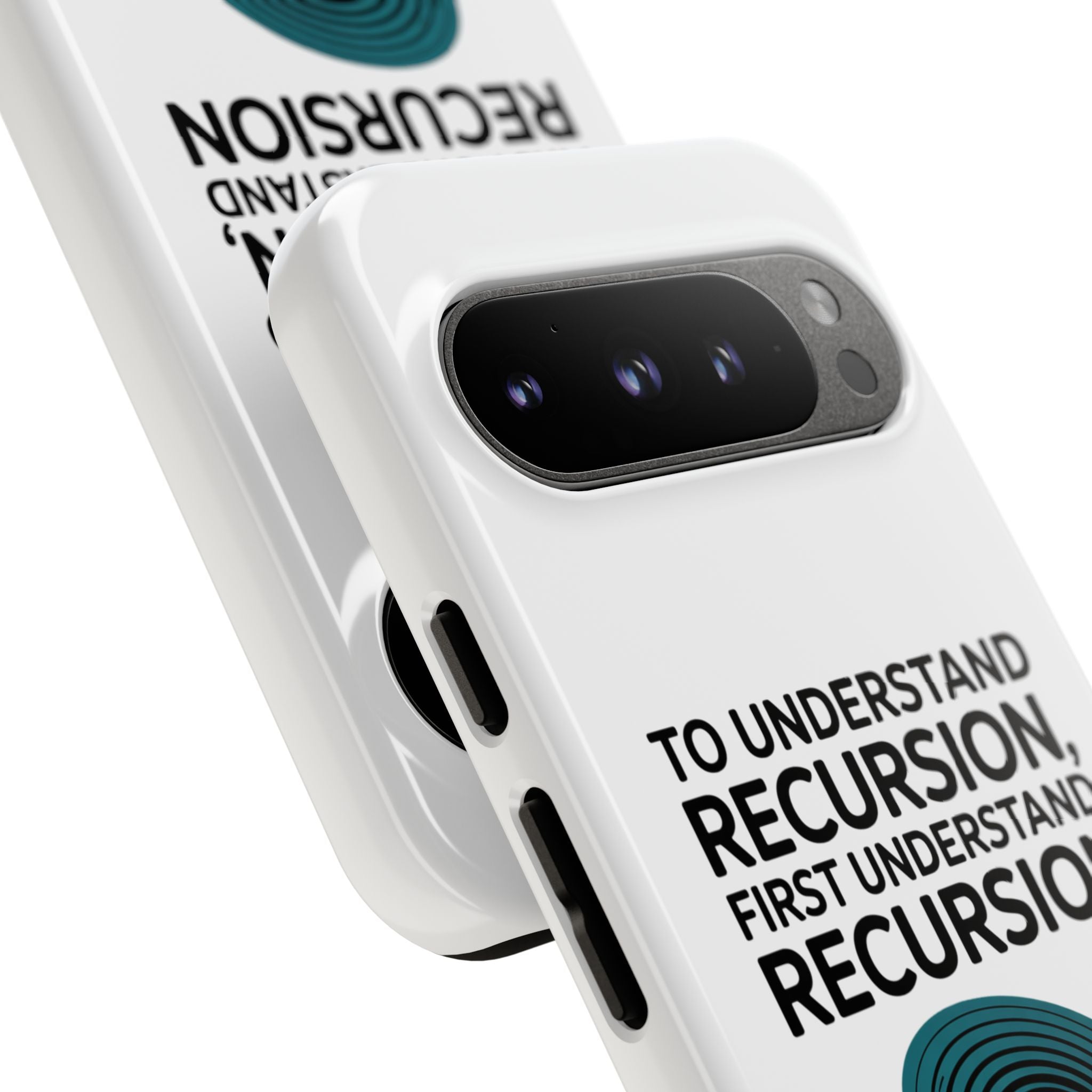 Recursion Black- Impact-Resistant Phone Case