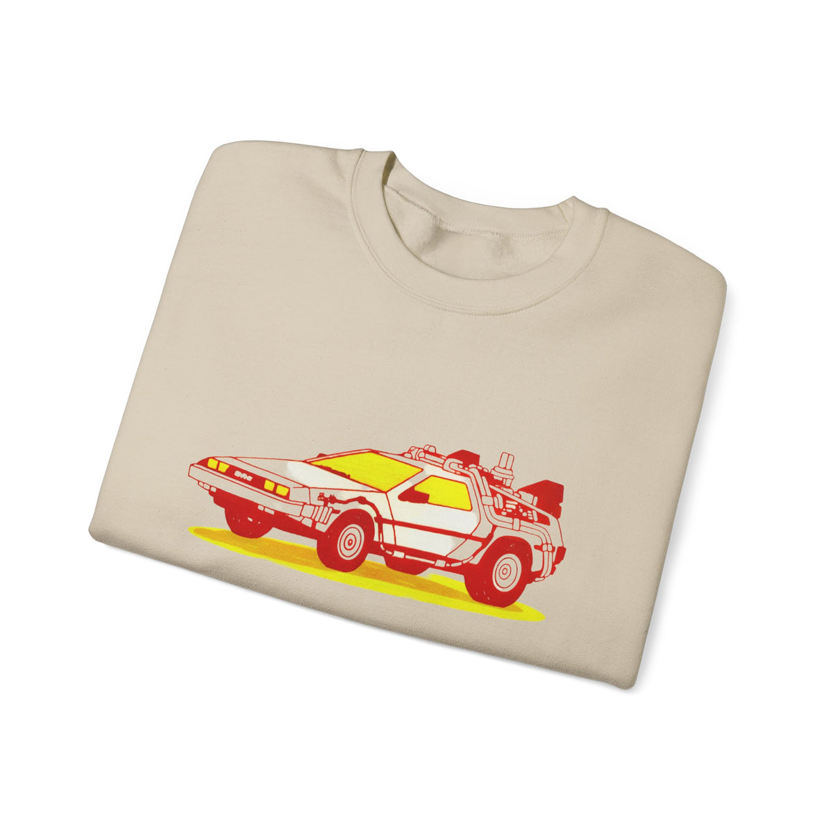 Retro Time Machine Car Sweatshirt