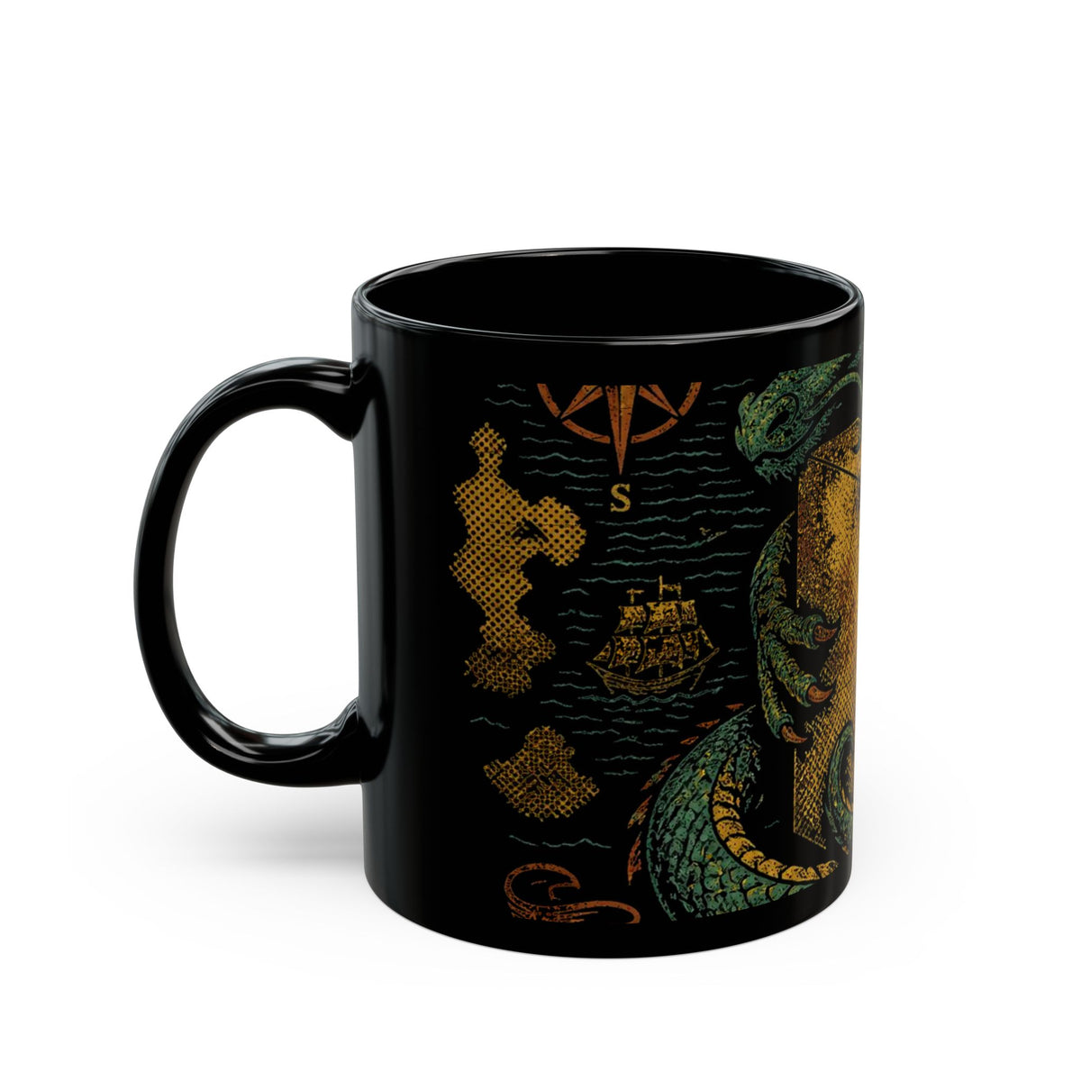 Legacy Code, Here Be Dragons Mug