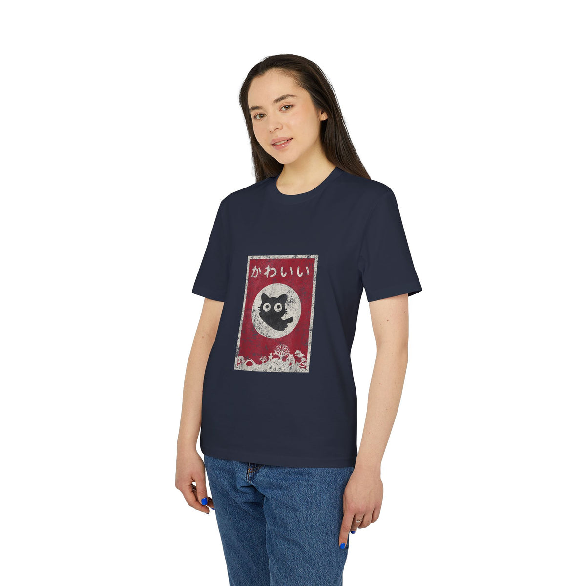 Kawaii Japanese Cat Organic Tee