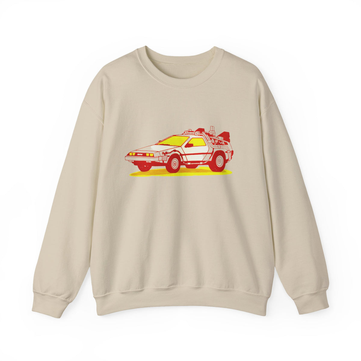 Retro Time Machine Car Sweatshirt
