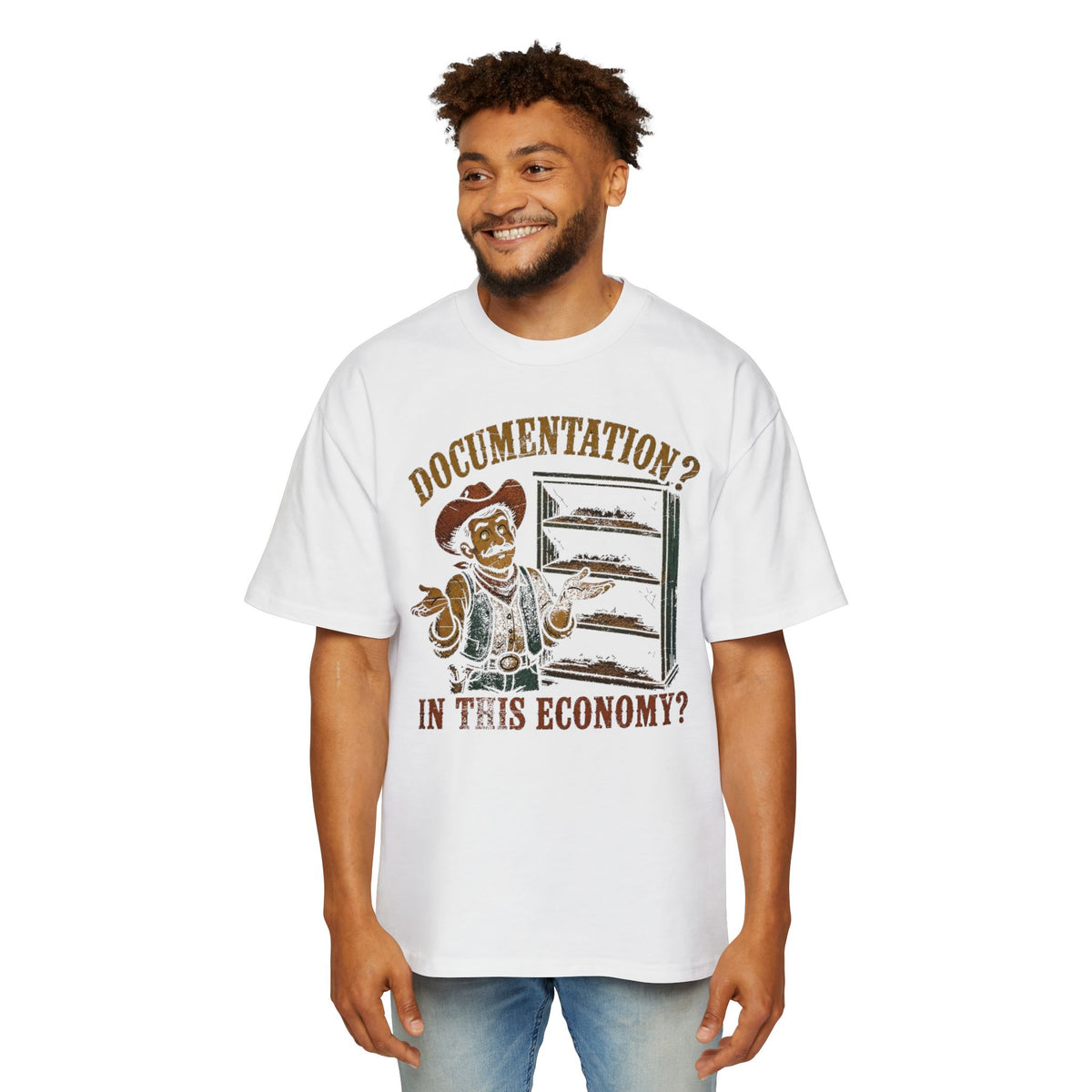 Documentation? In This Economy? Oversized Tee