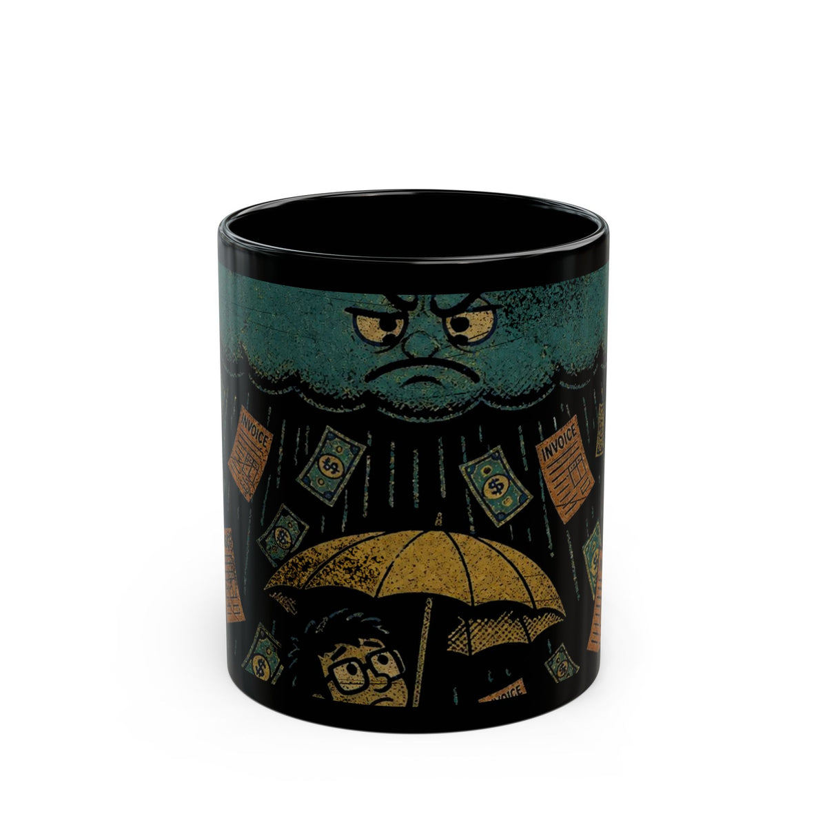 Cloudy With a Chance of Invoices Mug