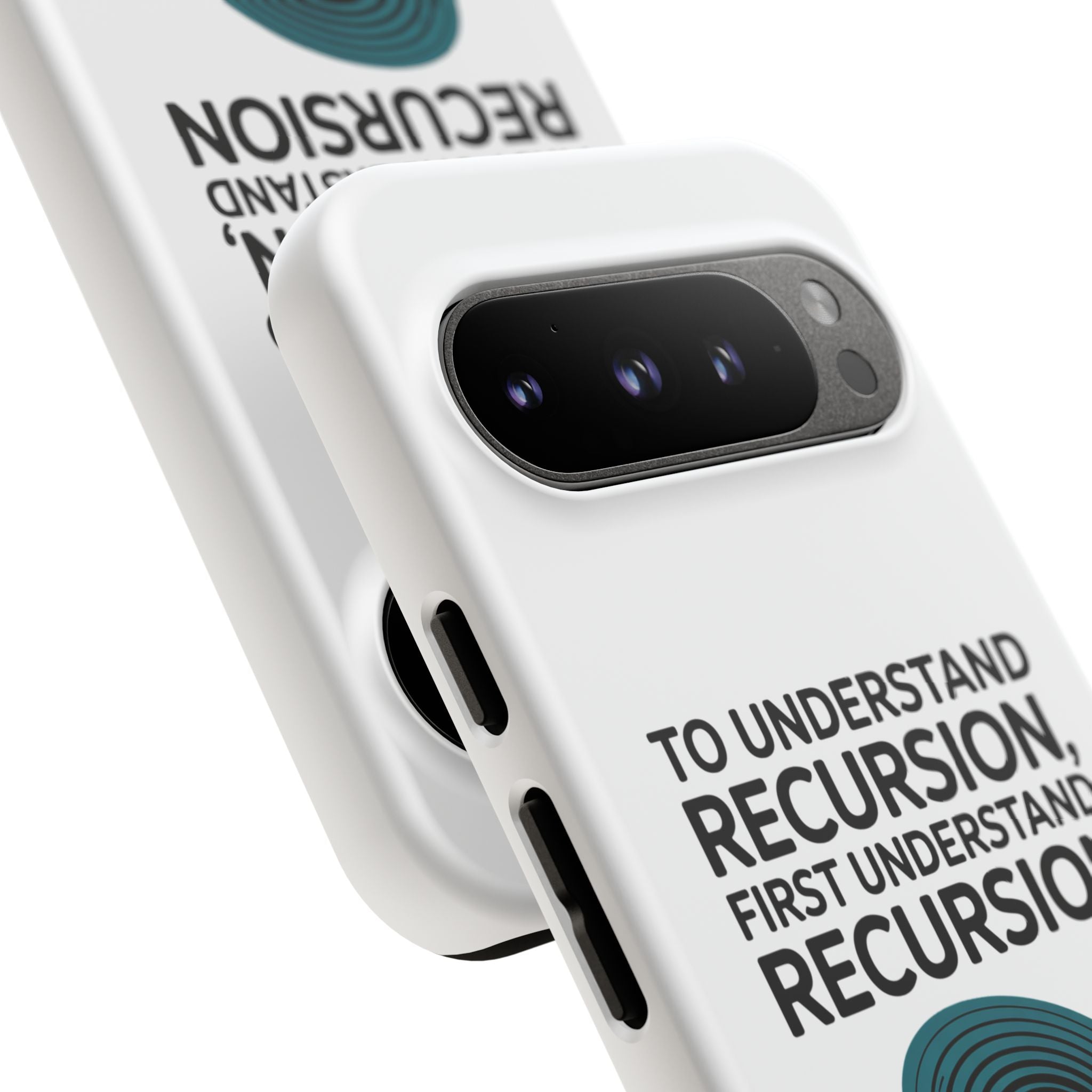 Recursion Black- Impact-Resistant Phone Case
