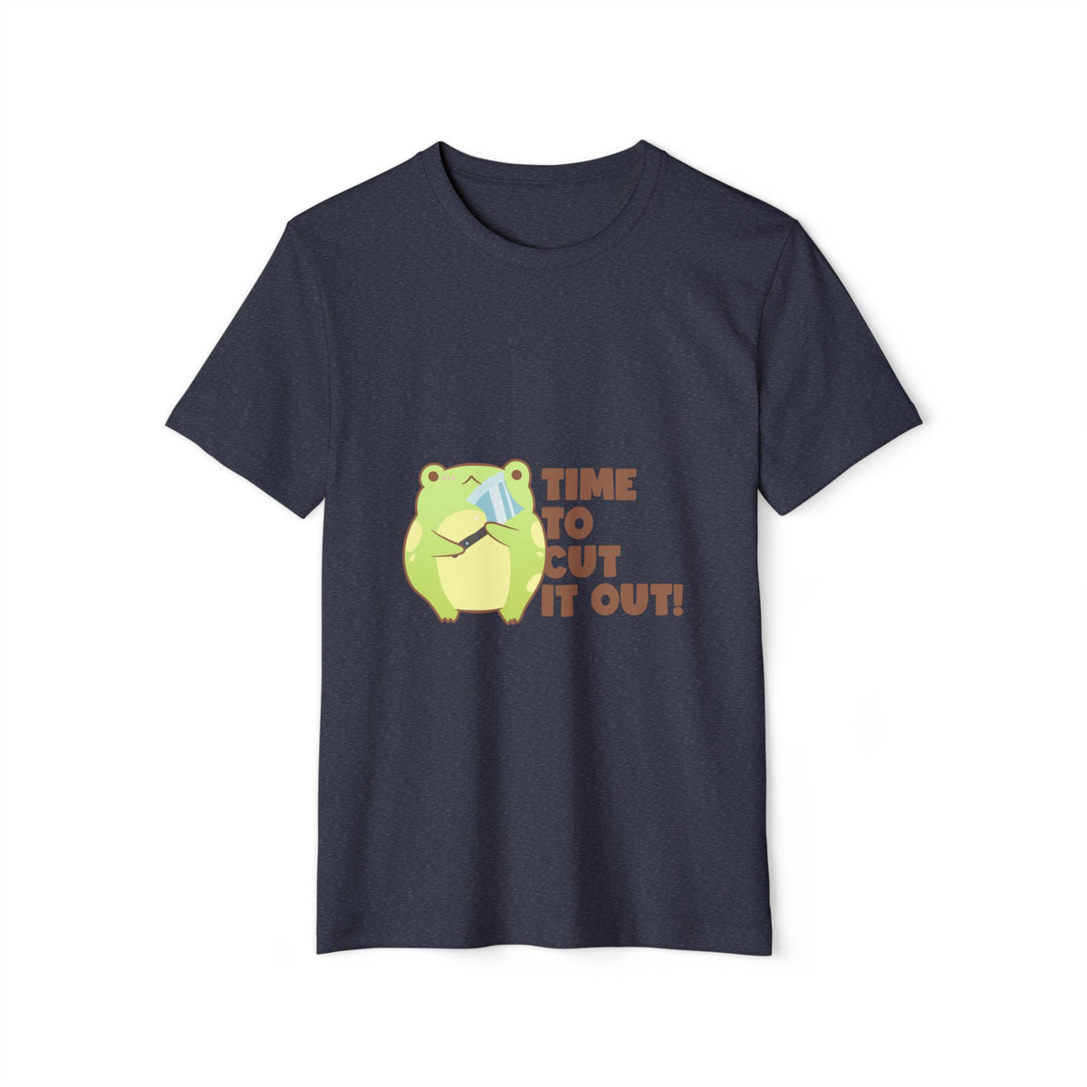 Time to Cut It Out Frog Recycled Organic Tee