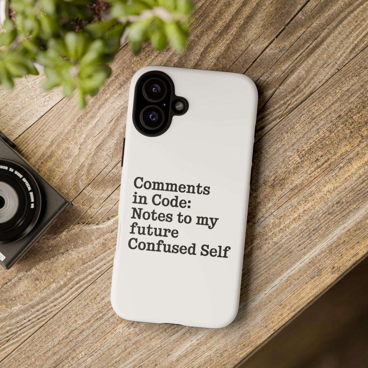 Comments in Code, Notes to My Future Confused Self Phone Case