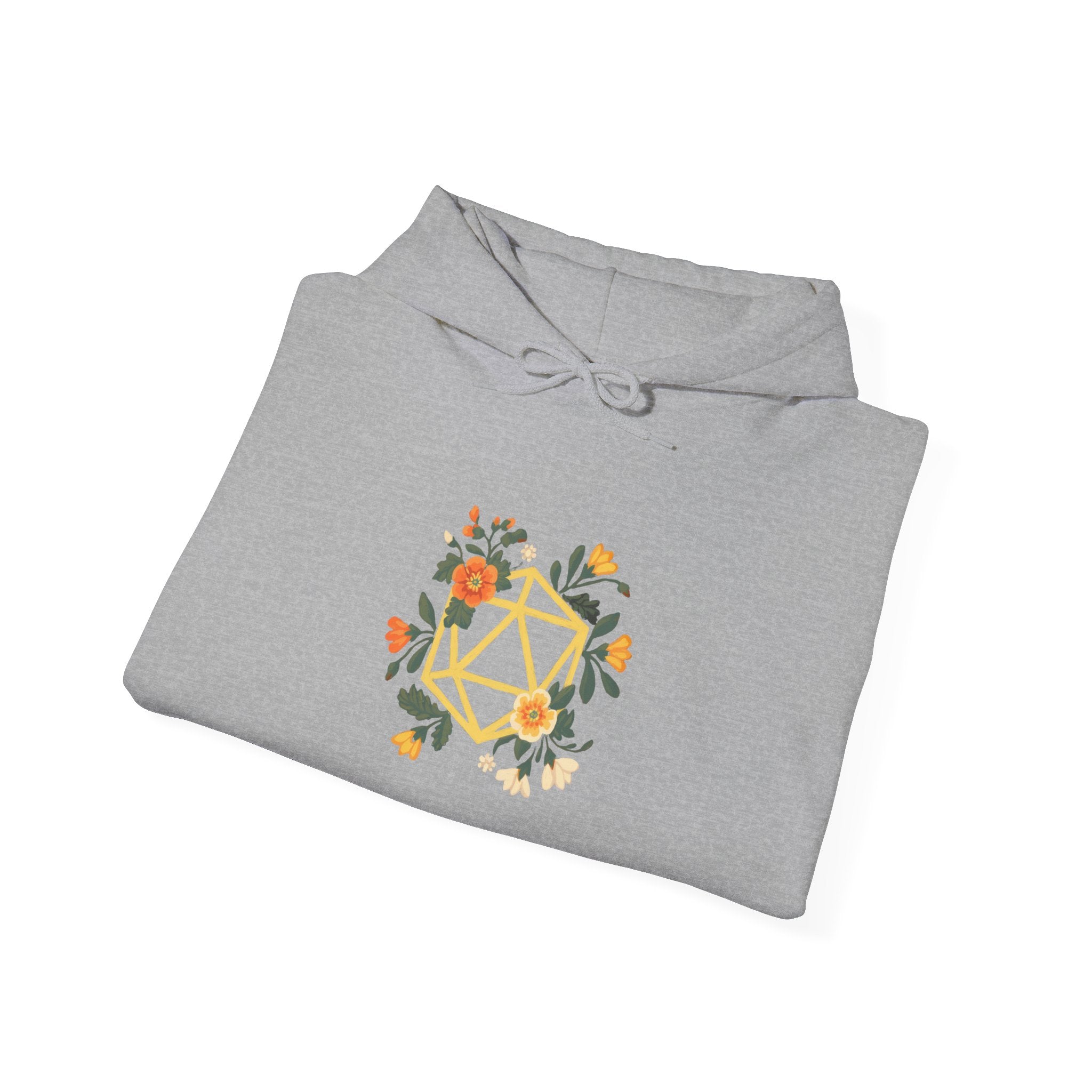 Floral Polyhedron - Hooded Sweatshirt