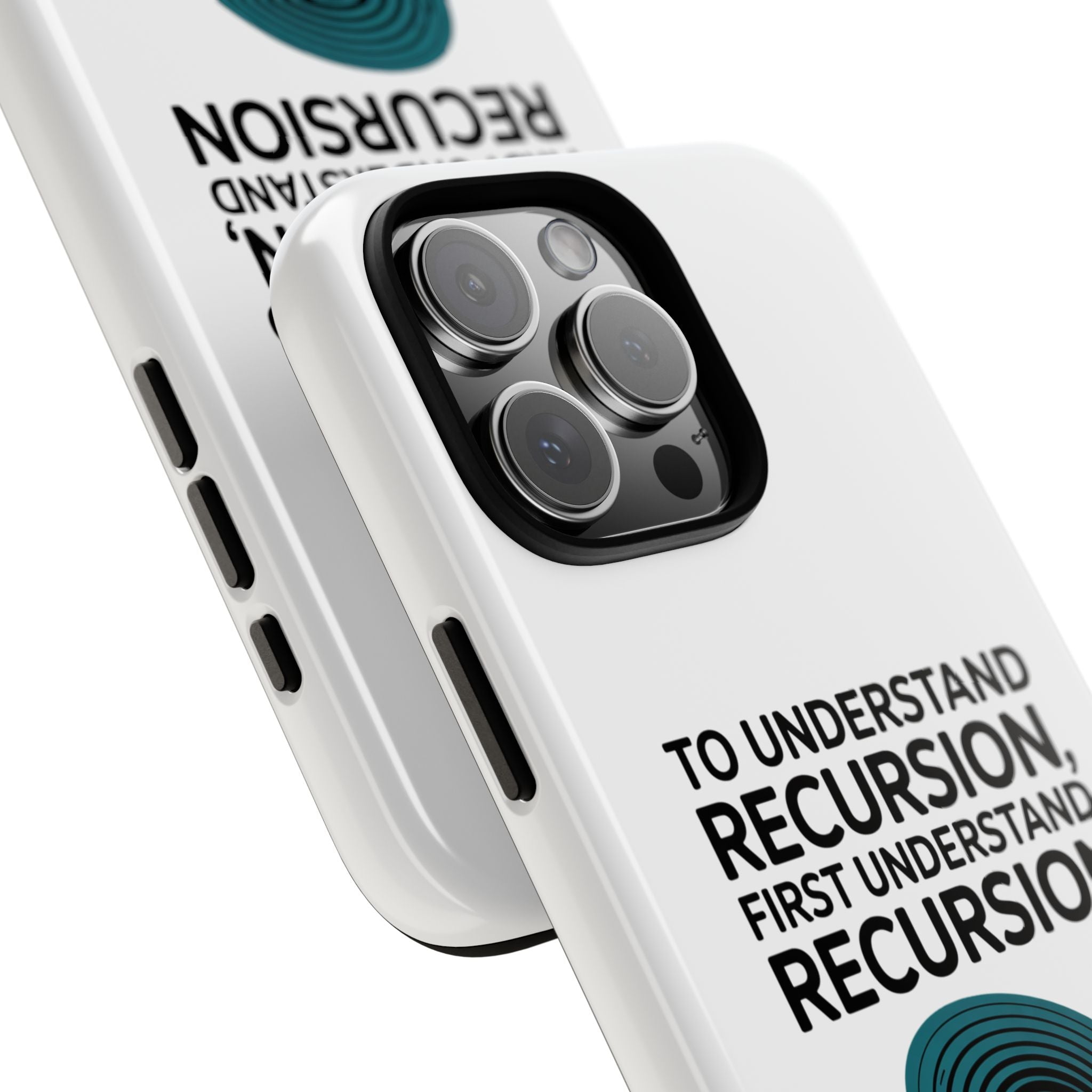 Recursion Black- Impact-Resistant Phone Case