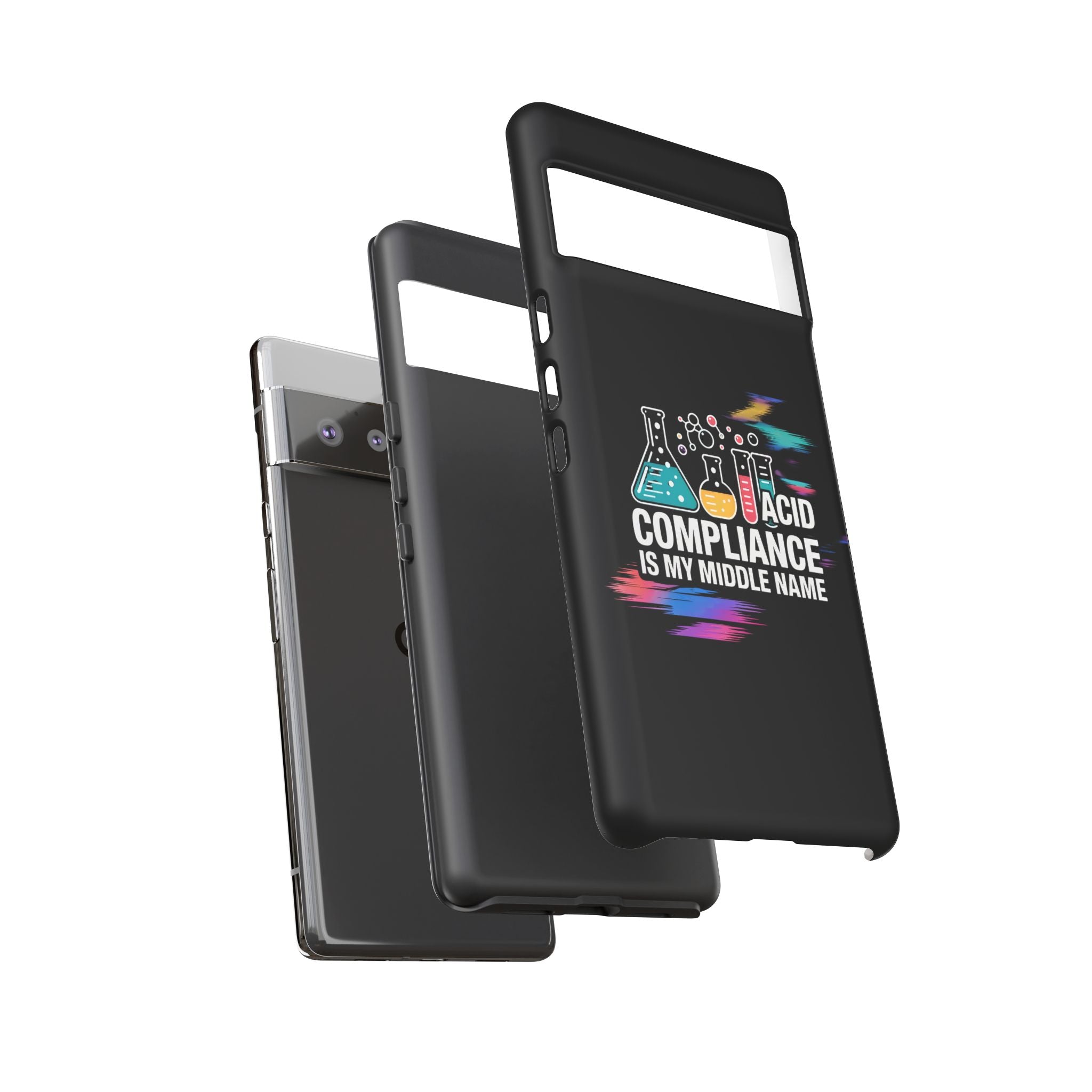 ACID Compliance Is My Middle Name- Impact-Resistant Phone Case