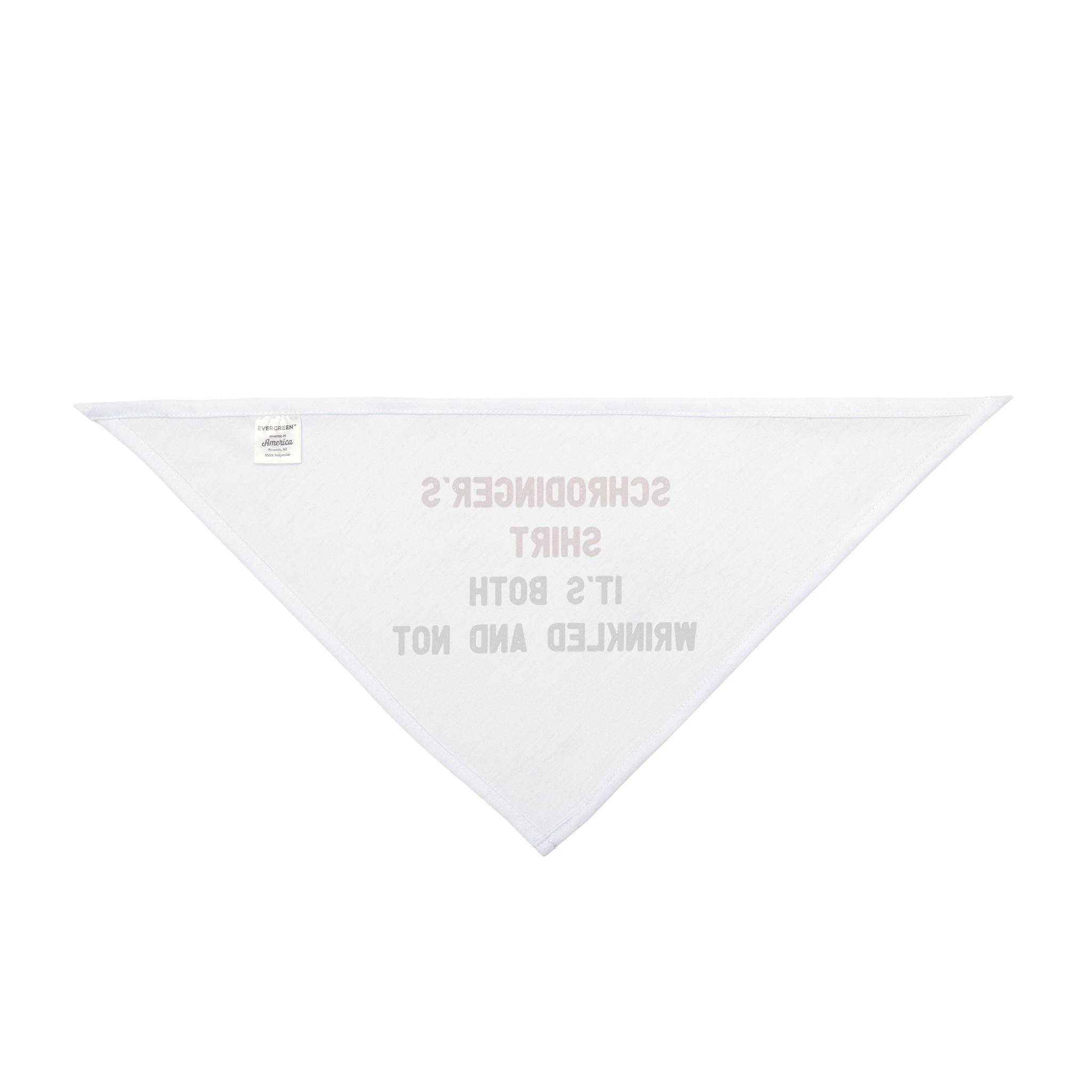 Schrodingers Shirt - Pet Bandana