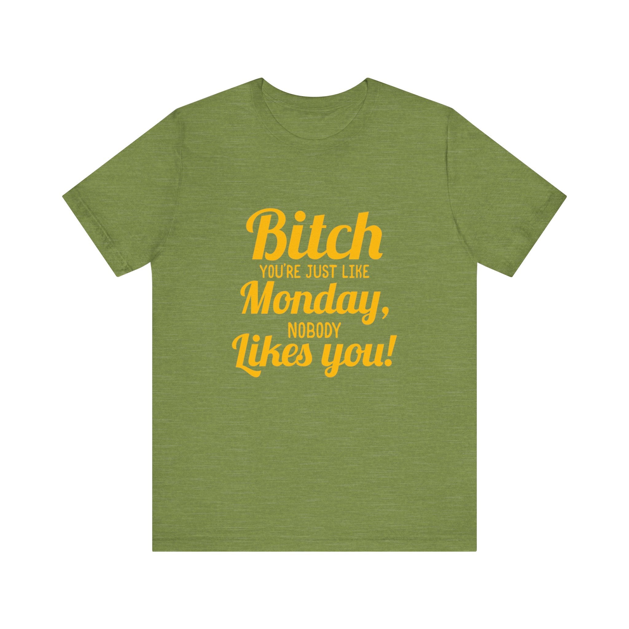 Bitch you are just like Monday nobody likes you T-Shirt