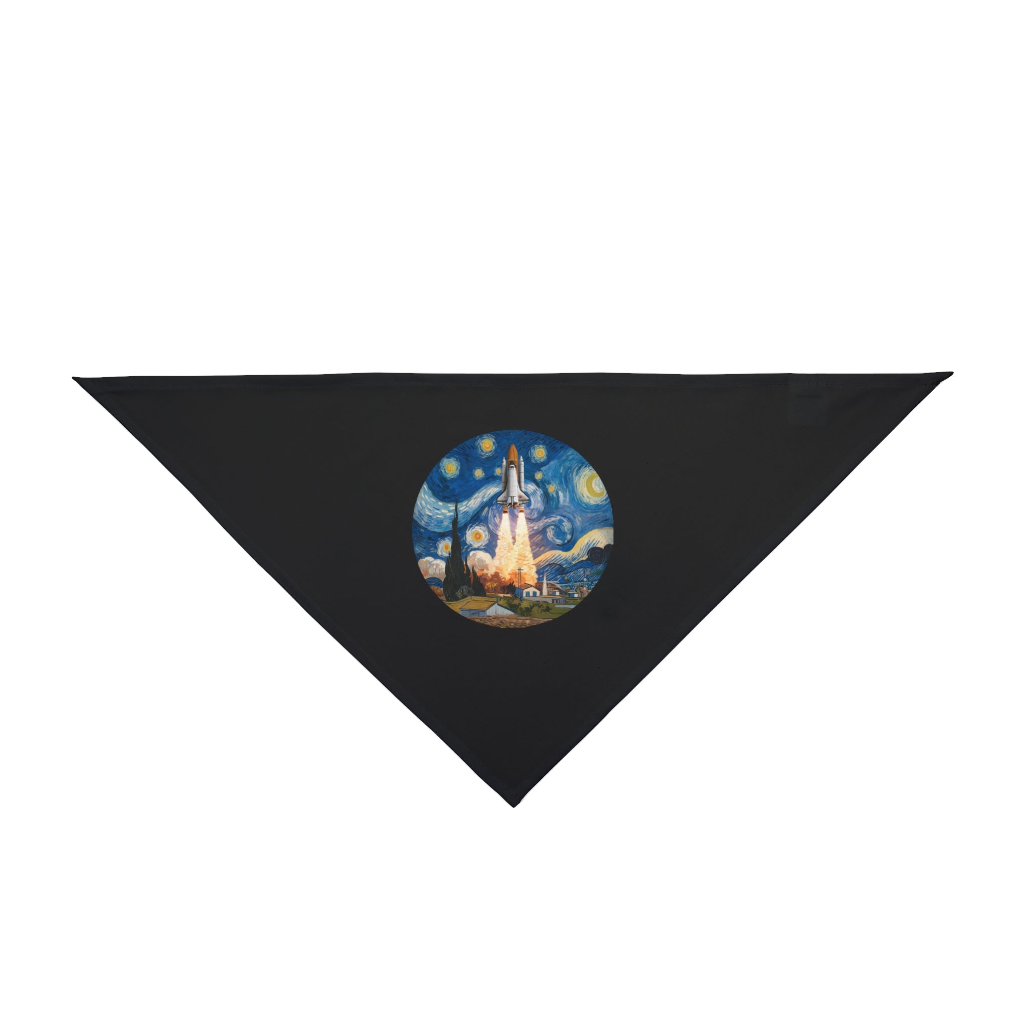Van Gogh Spaceship - Pet Bandana
