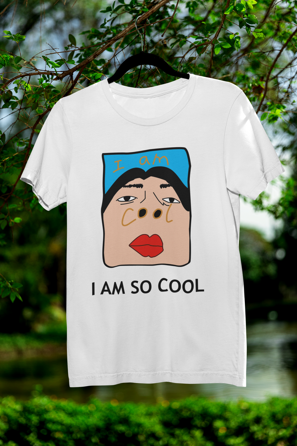 I Am Cool T tee model photo