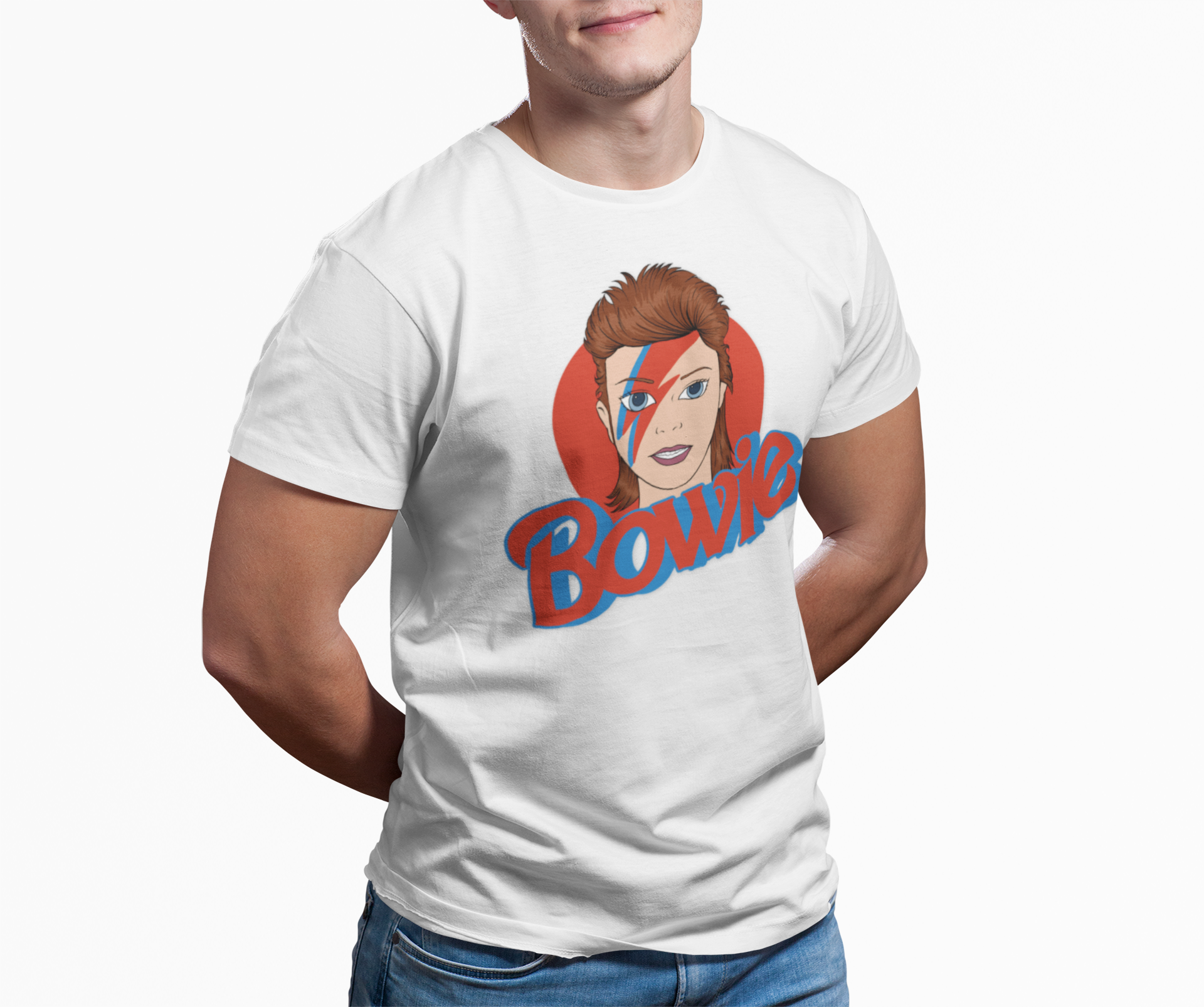 Bowie Organic T-Shirt | Music Legend Tee | Geekpsters