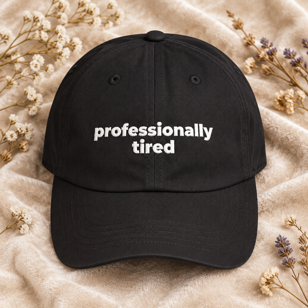 Professionally Tired Dad Cap