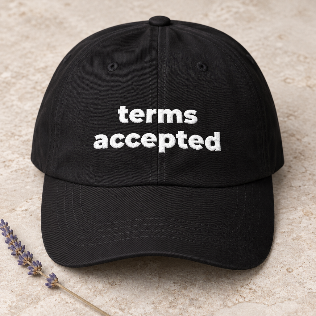 Terms Accepted Dad Cap