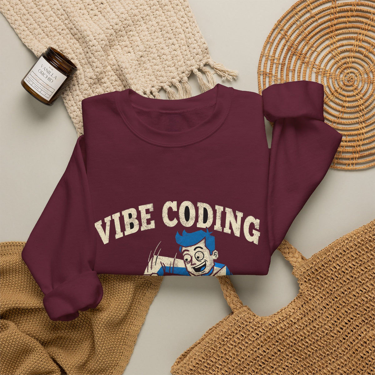 Vibe Coding Accept All Sweatshirt