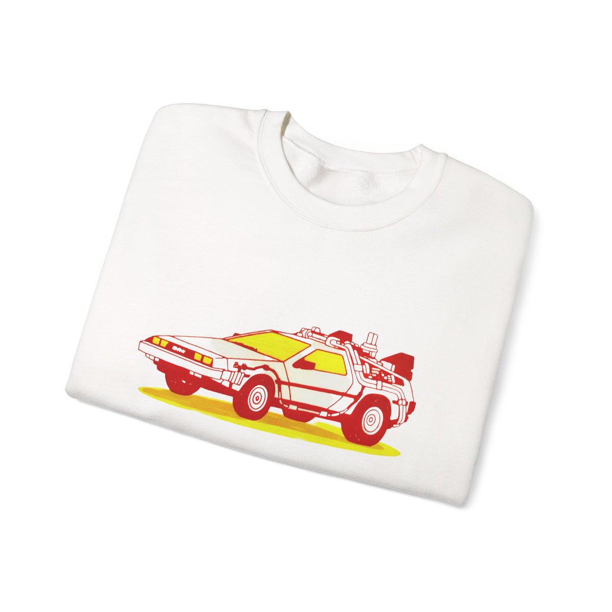 Retro Time Machine Car Sweatshirt